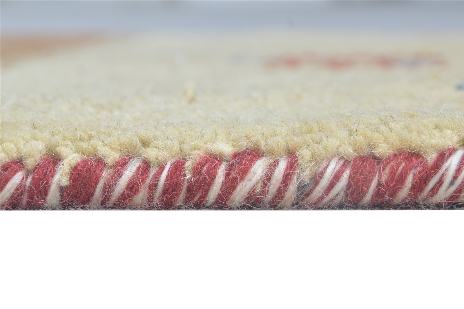 2' X 3' Rug Wool Beige Southwestern Hand Knotted American Tribal Small Carpet 7865061507221