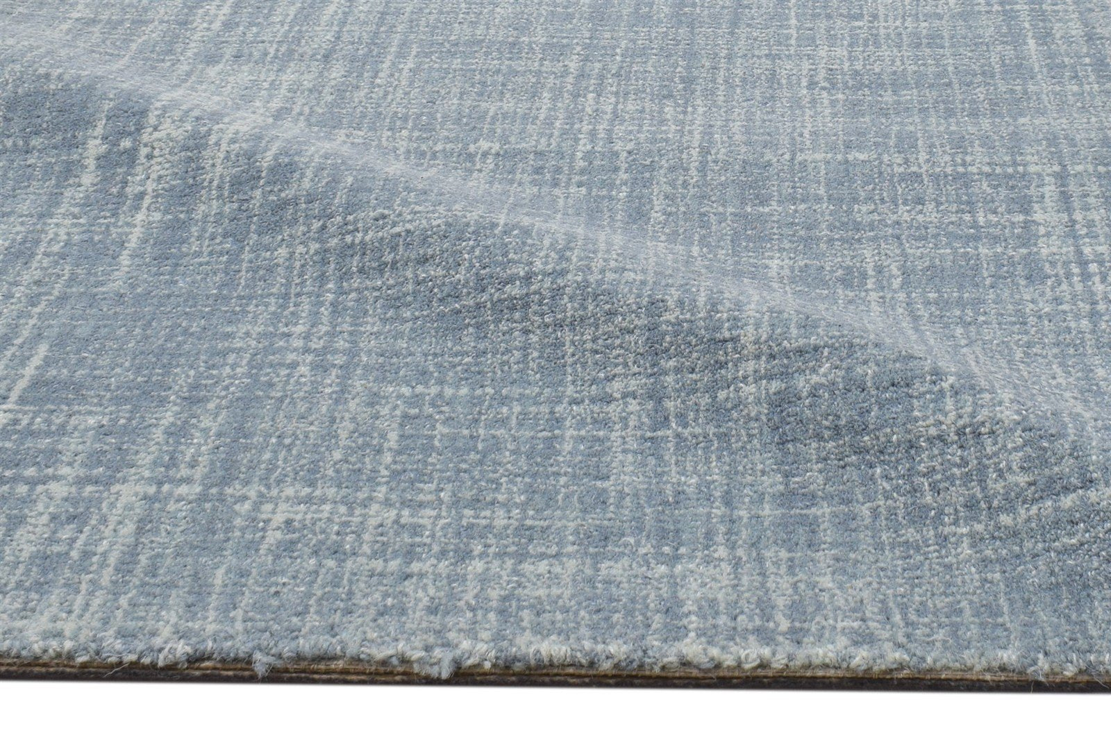 2' X 3' Rug Wool Blue Modern Hand Tufted Scandinavian Geometric Small Carpet 7864141840533