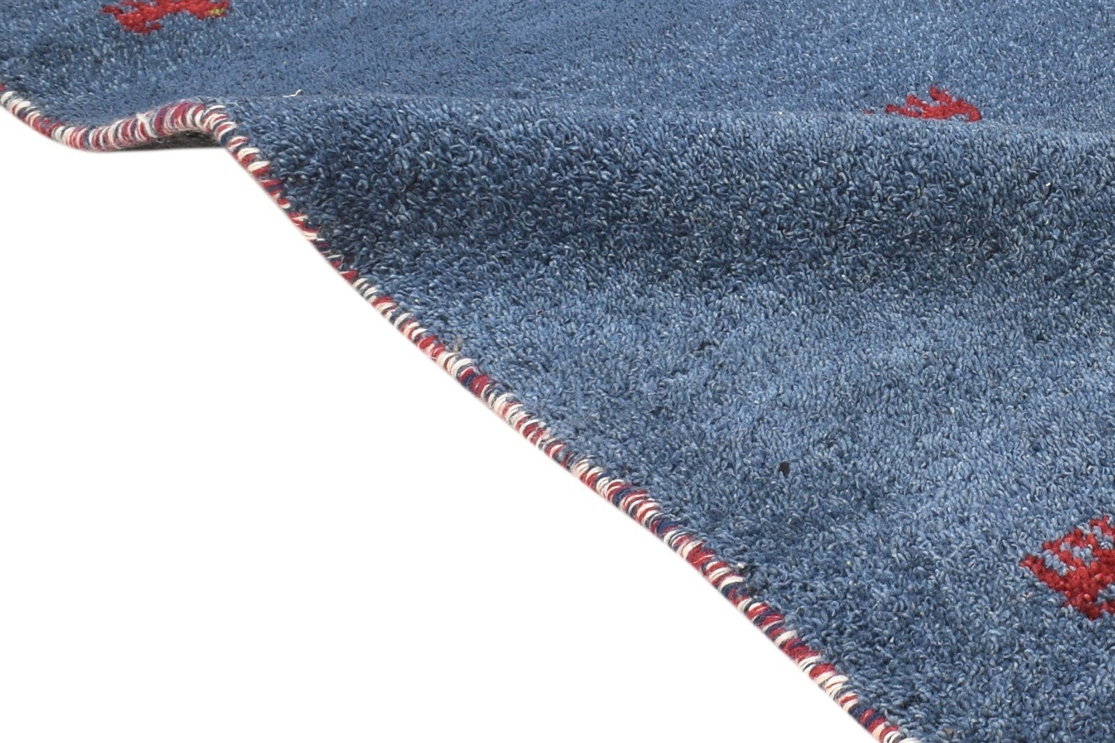 2' X 3' Rug Wool Blue Southwestern Hand Knotted American Tribal Small Carpet 7865063309461