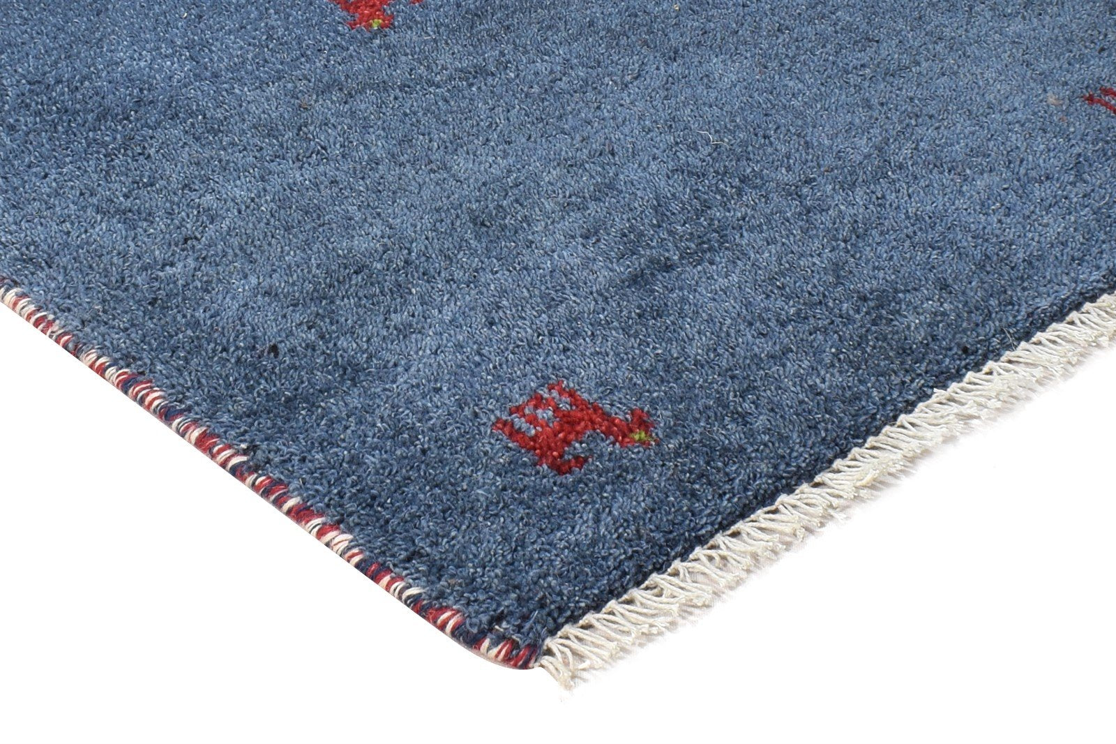 2' X 3' Rug Wool Blue Southwestern Hand Knotted American Tribal Small Carpet 7865063309461