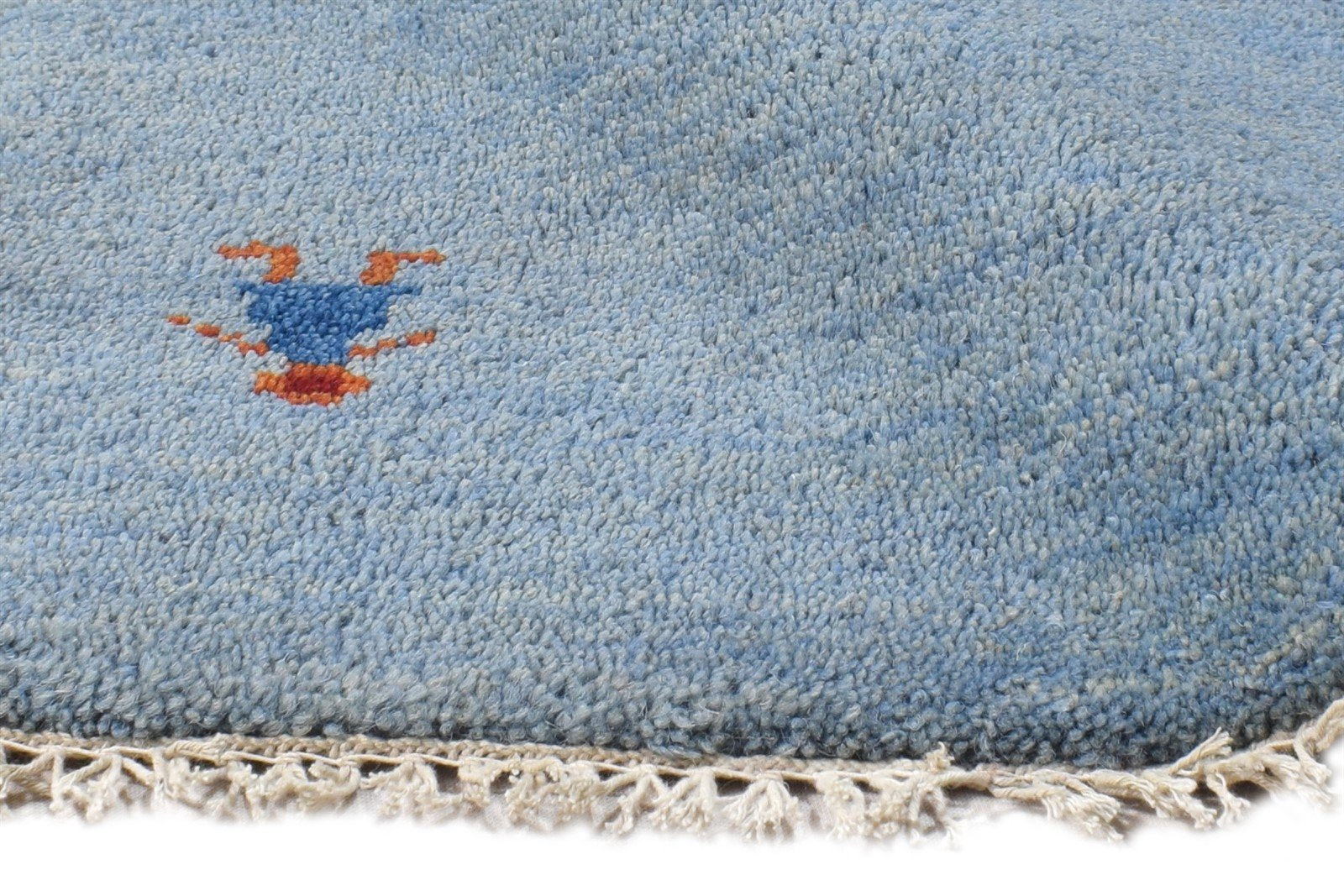 2' X 3' Rug Wool Blue Southwestern Hand Knotted American Tribal Small Carpet 7865061834901