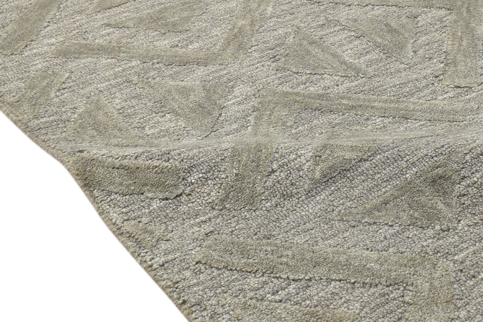 2' X 3' Rug Wool Brown Modern Hand Tufted Scandinavian Trellis Small Carpet 7864133582997