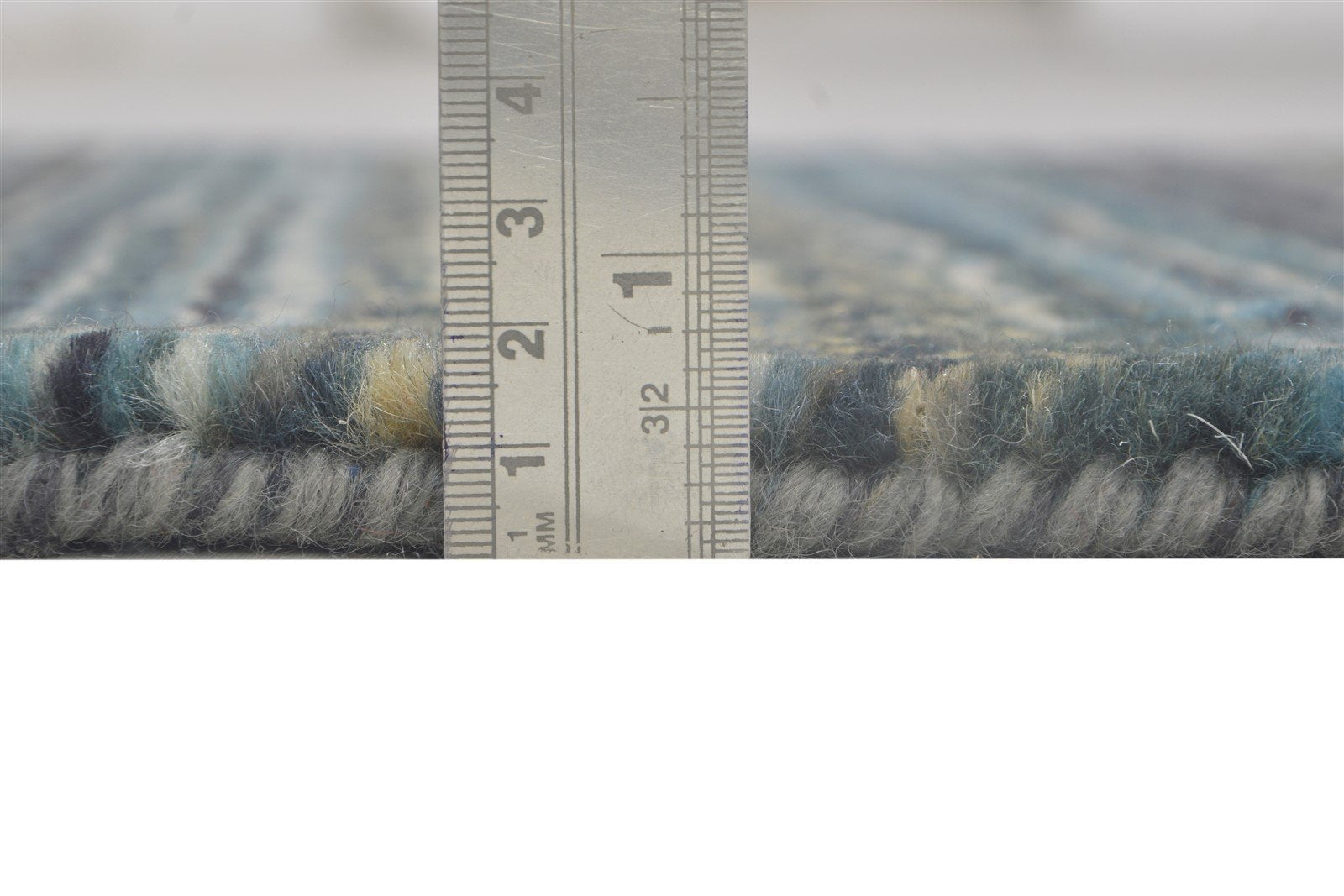 2' X 3' Rug Wool Charcoal Modern Hand Knotted Bohemian Striped Small Carpet 7864173658261