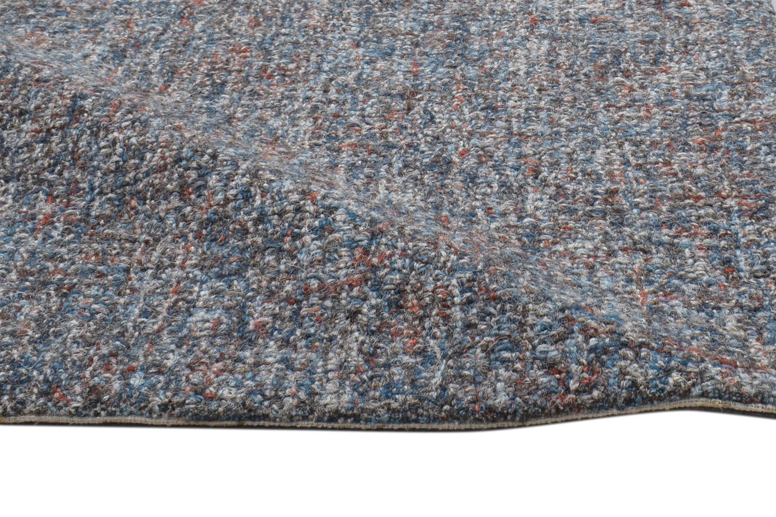 2' X 3' Rug Wool Charcoal Modern Hand Tufted Scandinavian Solid Small Carpet 7864139120789