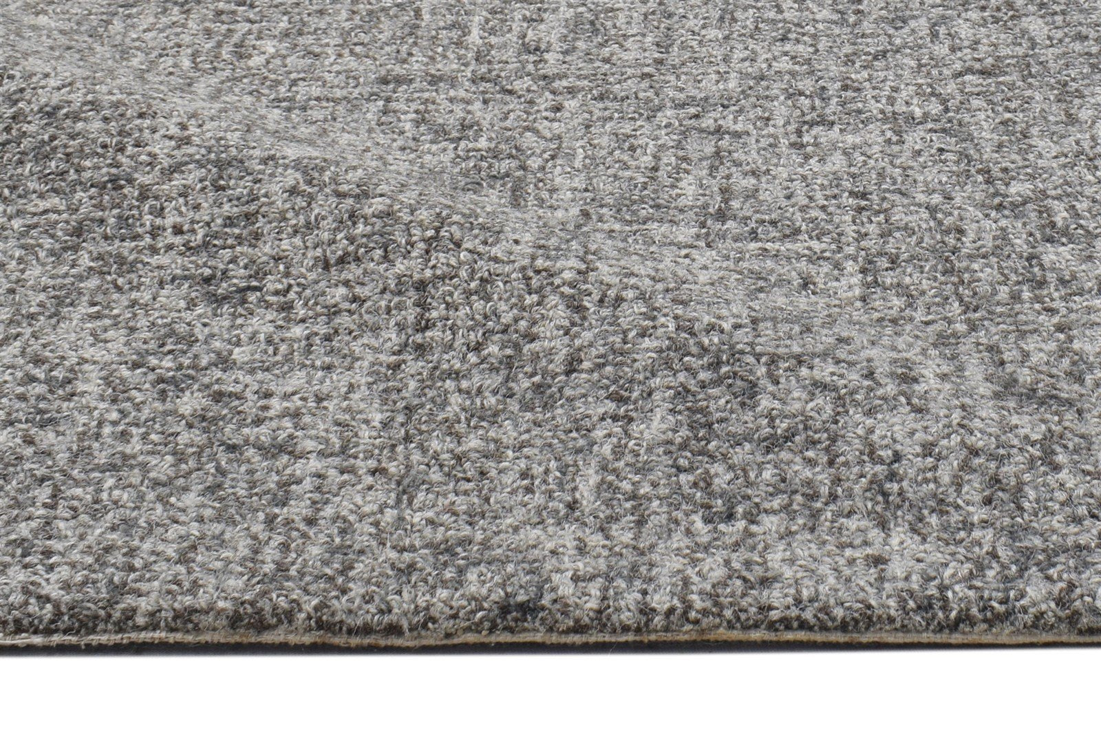 2' X 3' Rug Wool Charcoal Modern Hand Tufted Scandinavian Solid Small Carpet 7864140529813