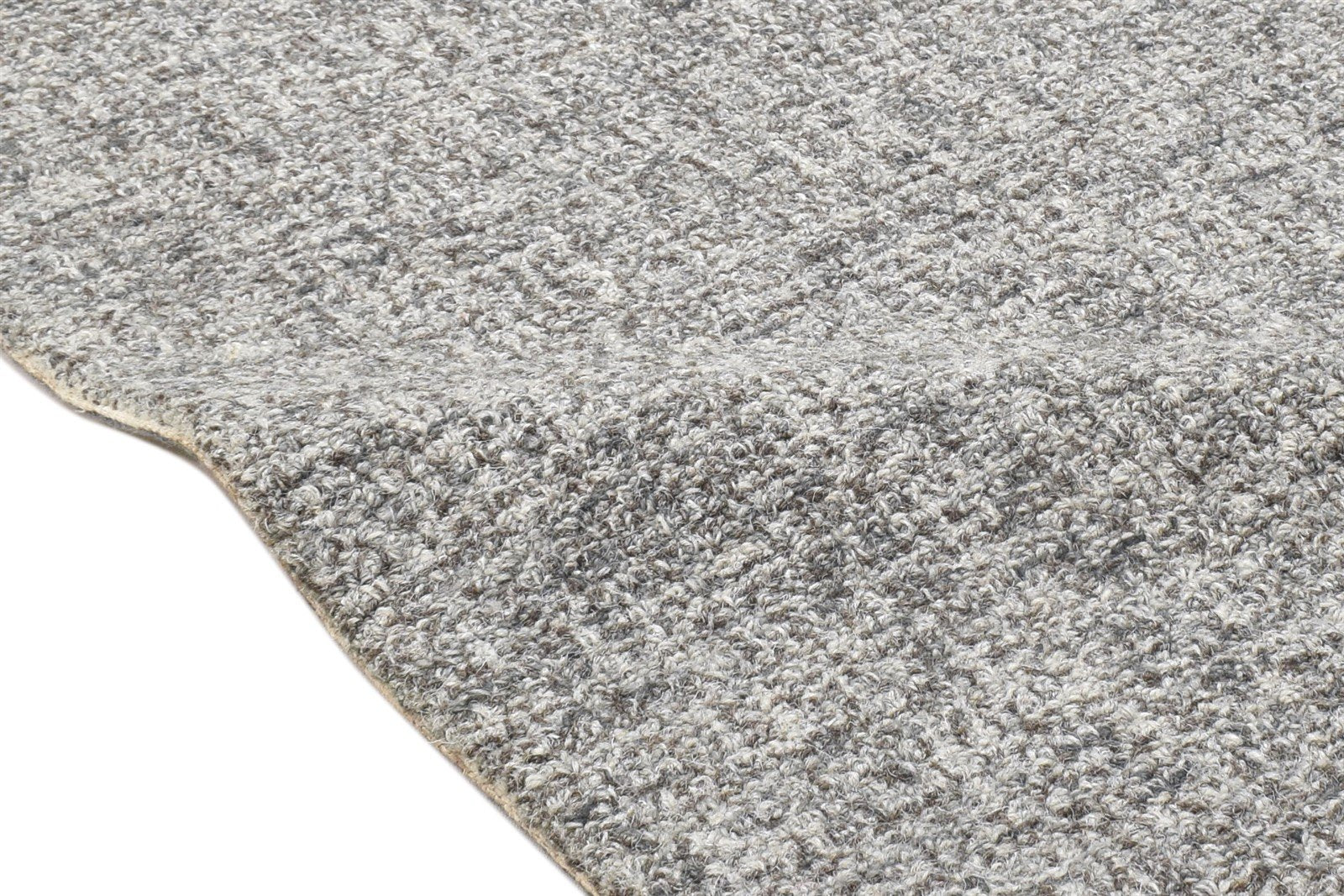 2' X 3' Rug Wool Charcoal Modern Hand Tufted Scandinavian Solid Small Carpet 7864140529813