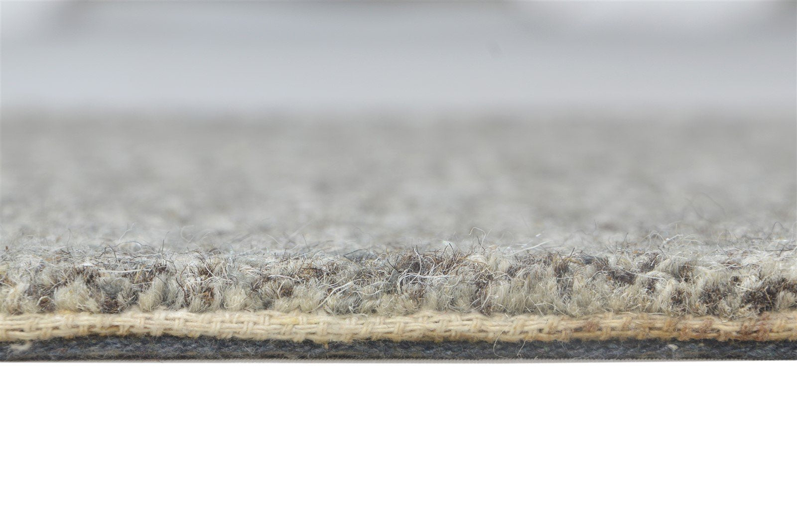 2' X 3' Rug Wool Charcoal Modern Hand Tufted Scandinavian Solid Small Carpet 7864140529813