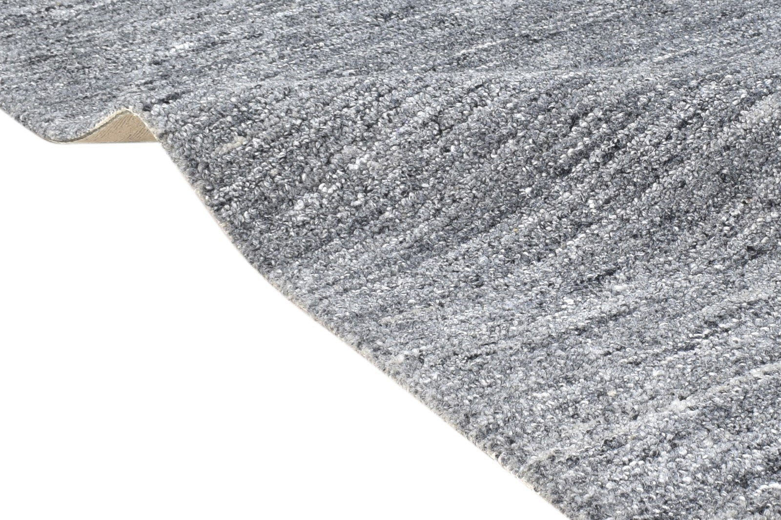 Tiffanie 2' X 3' Rug Wool Charcoal Modern Hand Tufted Scandinavian Solid 7865138610325