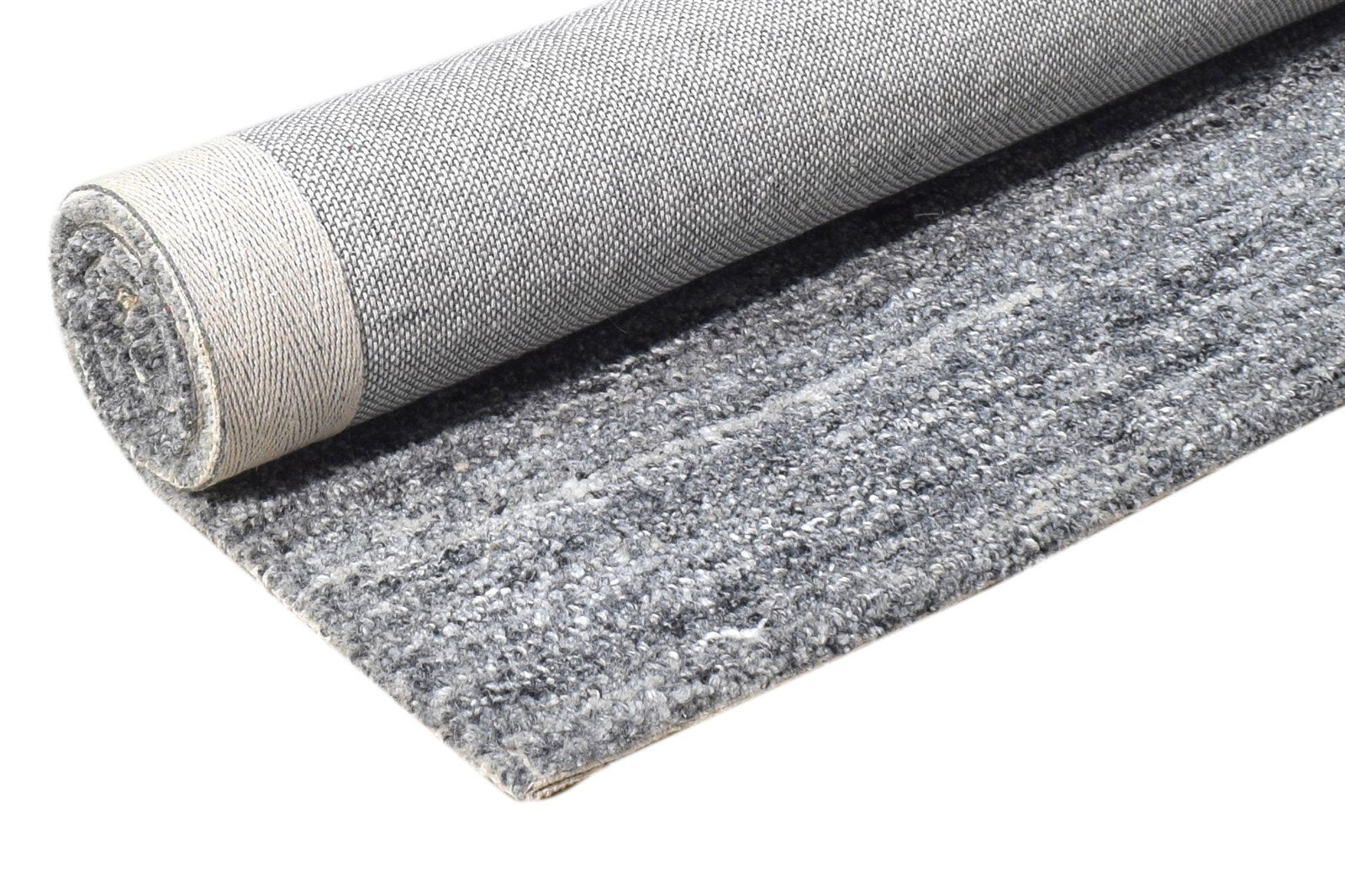 Tiffanie 2' X 3' Rug Wool Charcoal Modern Hand Tufted Scandinavian Solid 7865138610325