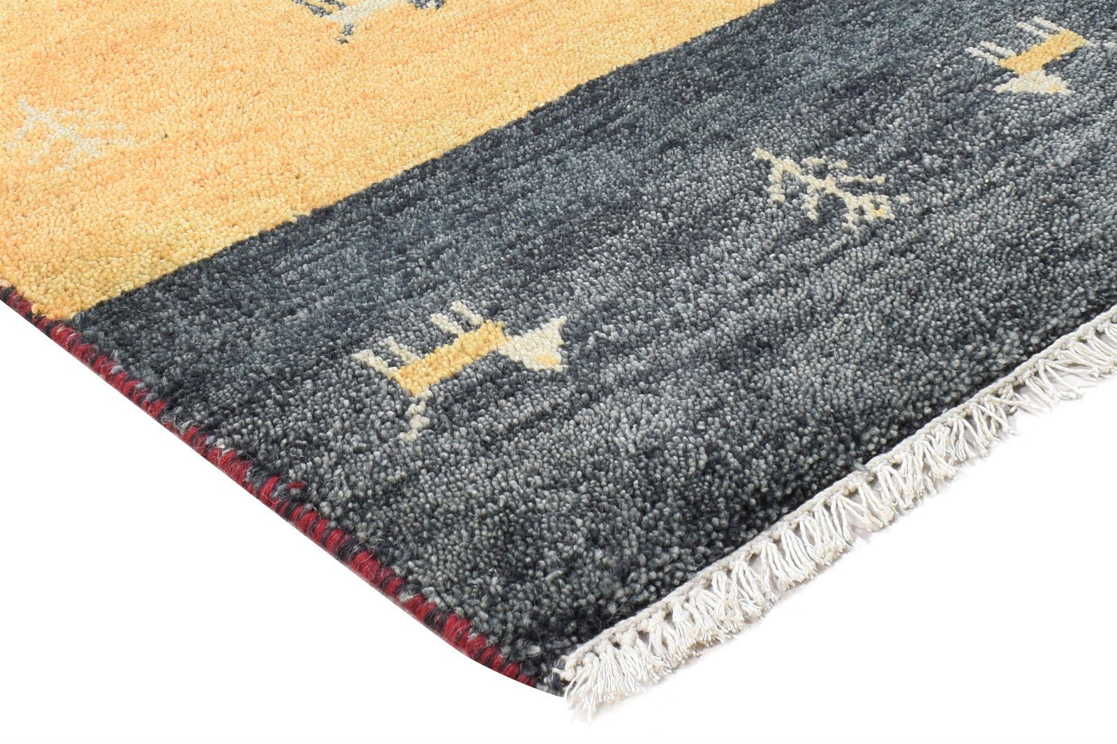 2' X 3' Rug Wool Charcoal Southwestern Hand Knotted American Tribal Small Carpet 7865062949013
