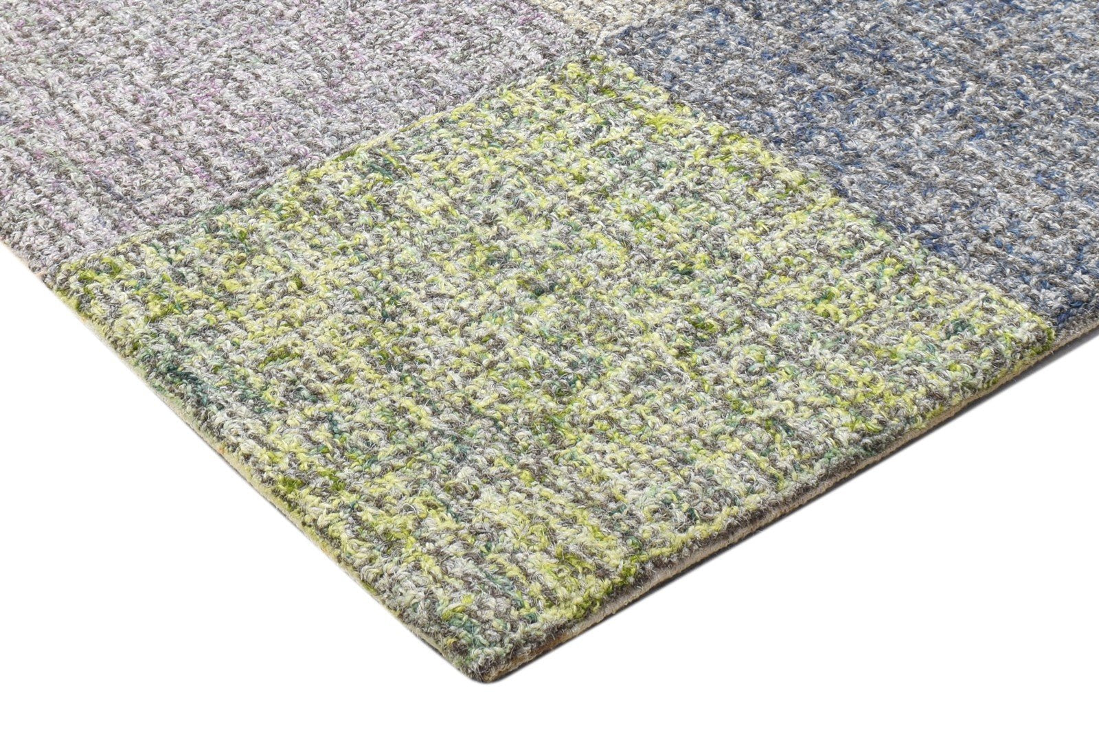 2' X 3' Rug Wool Colorful Modern Hand Tufted Scandinavian Geometric Small Carpet 7864134467733