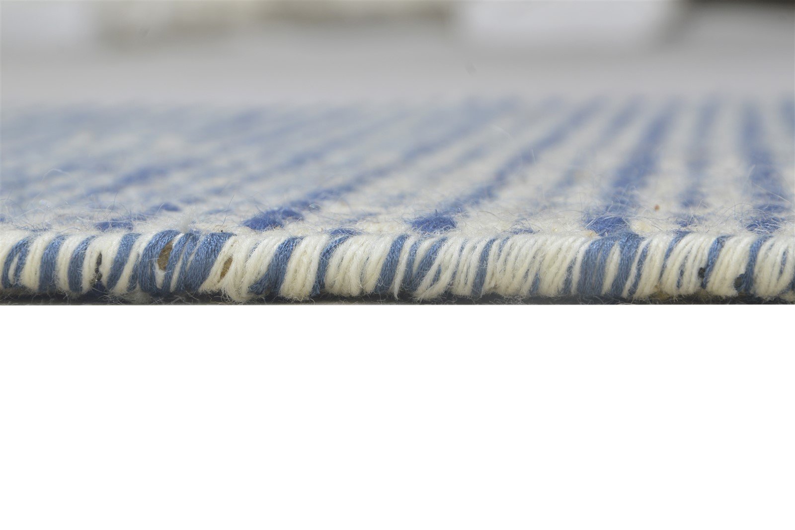 2' X 3' Rug Wool Dark Grey Modern Dhurrie Scandinavian Polka Dots Small Carpet 7864198037653