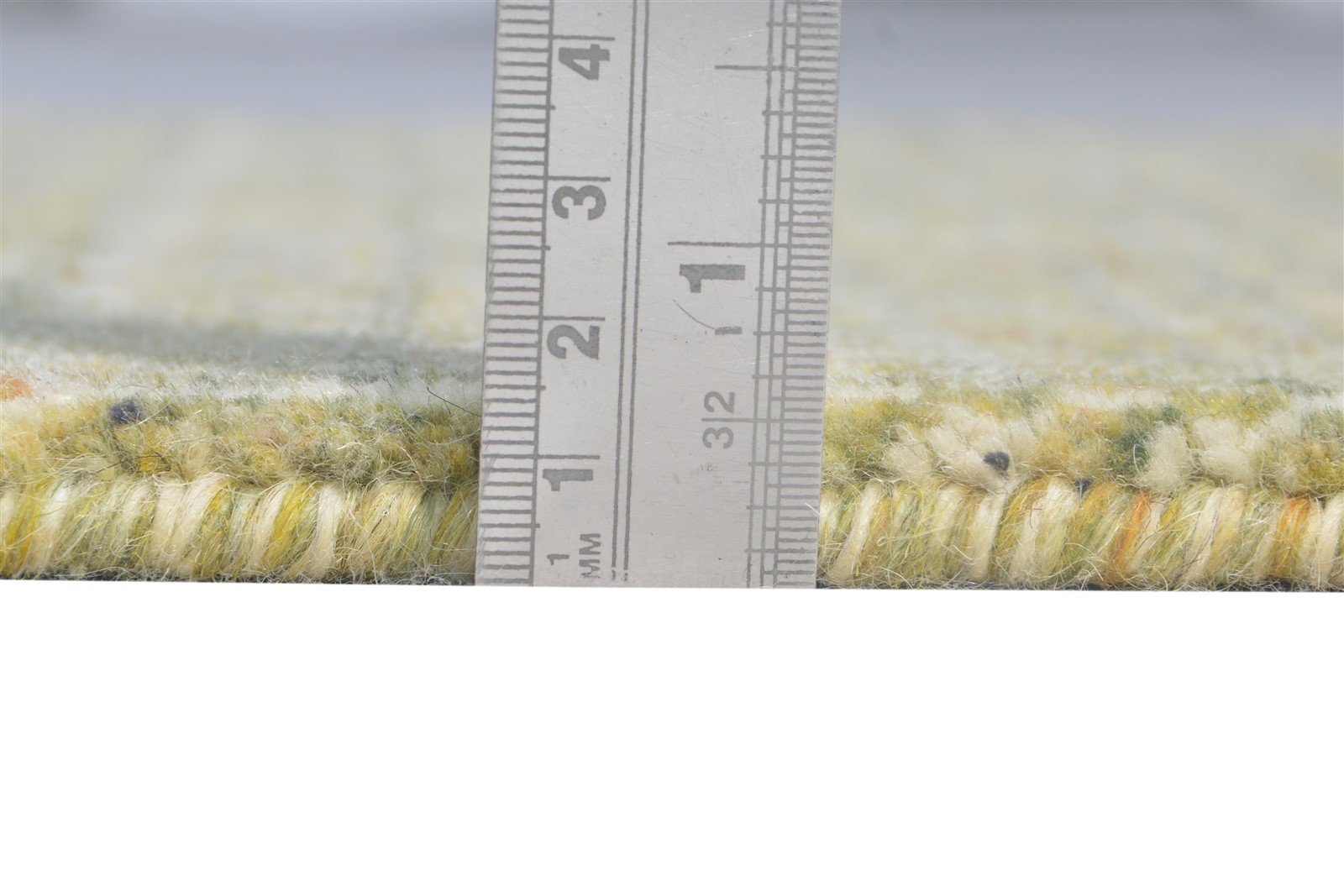 2' X 3' Rug Wool Green Modern Handloom Agra Grass Trellis Small Carpet 7865136382101