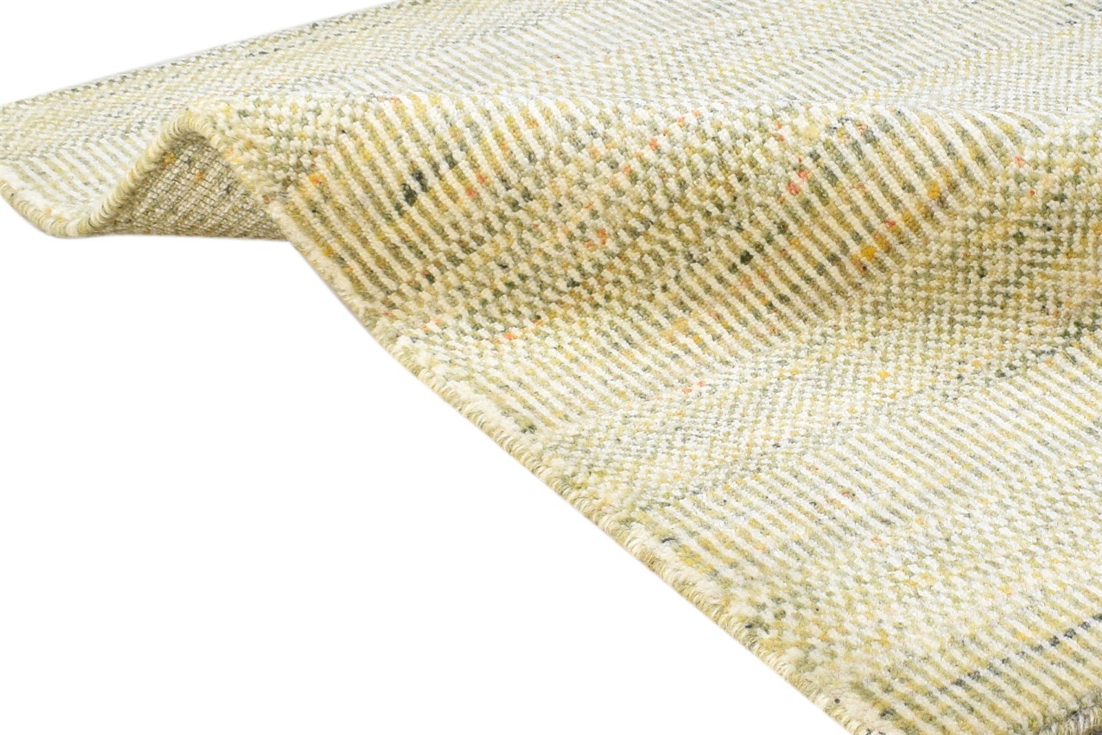 2' X 3' Rug Wool Green Modern Handloom Agra Grass Trellis Small Carpet 7865135726741