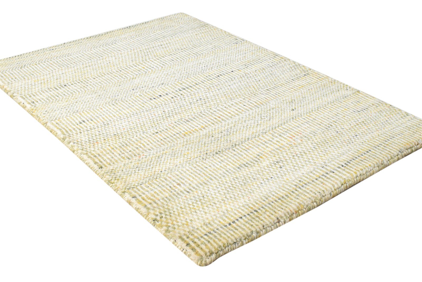 2' X 3' Rug Wool Green Modern Handloom Agra Grass Trellis Small Carpet 7865135726741