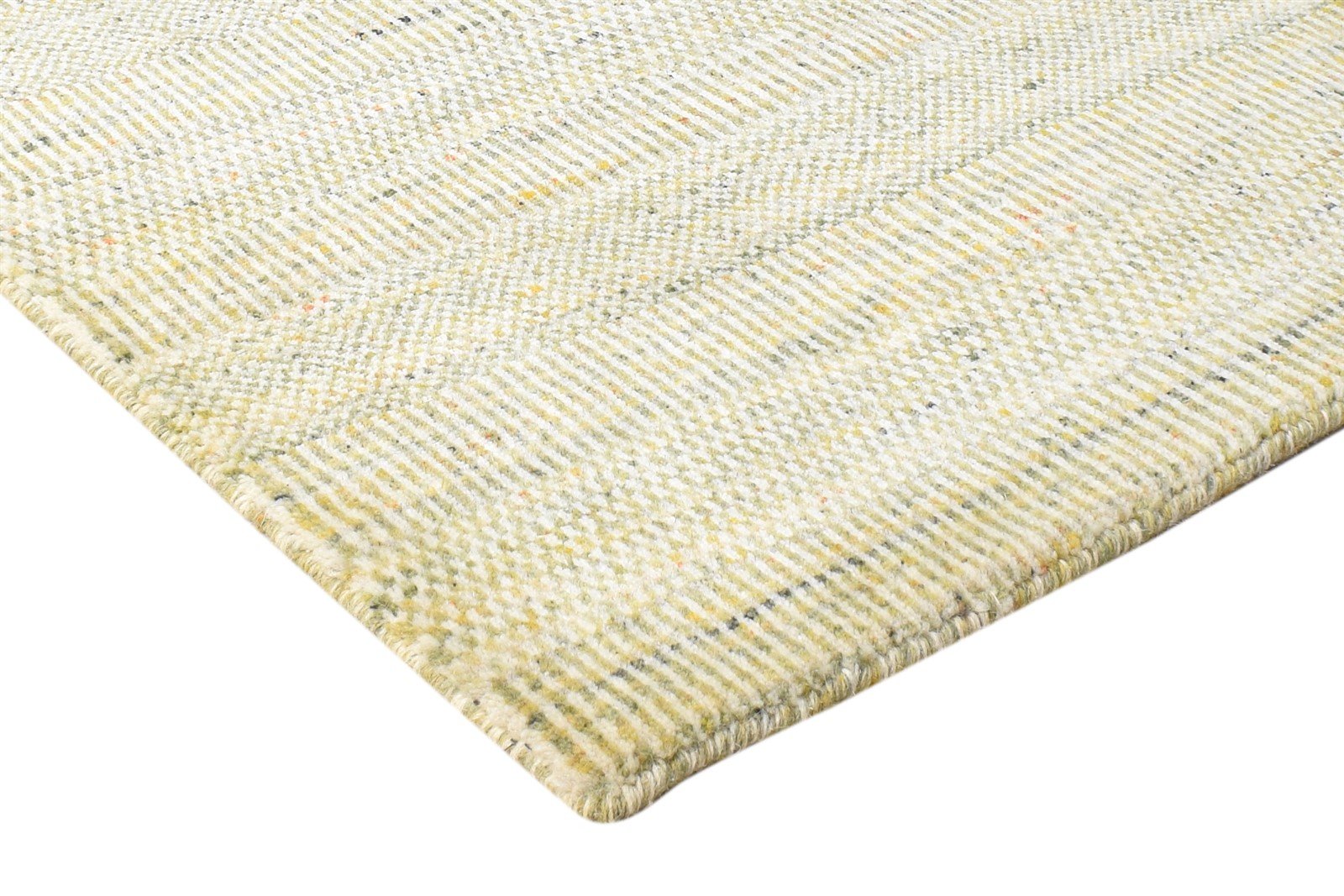 2' X 3' Rug Wool Green Modern Handloom Agra Grass Trellis Small Carpet 7865135726741