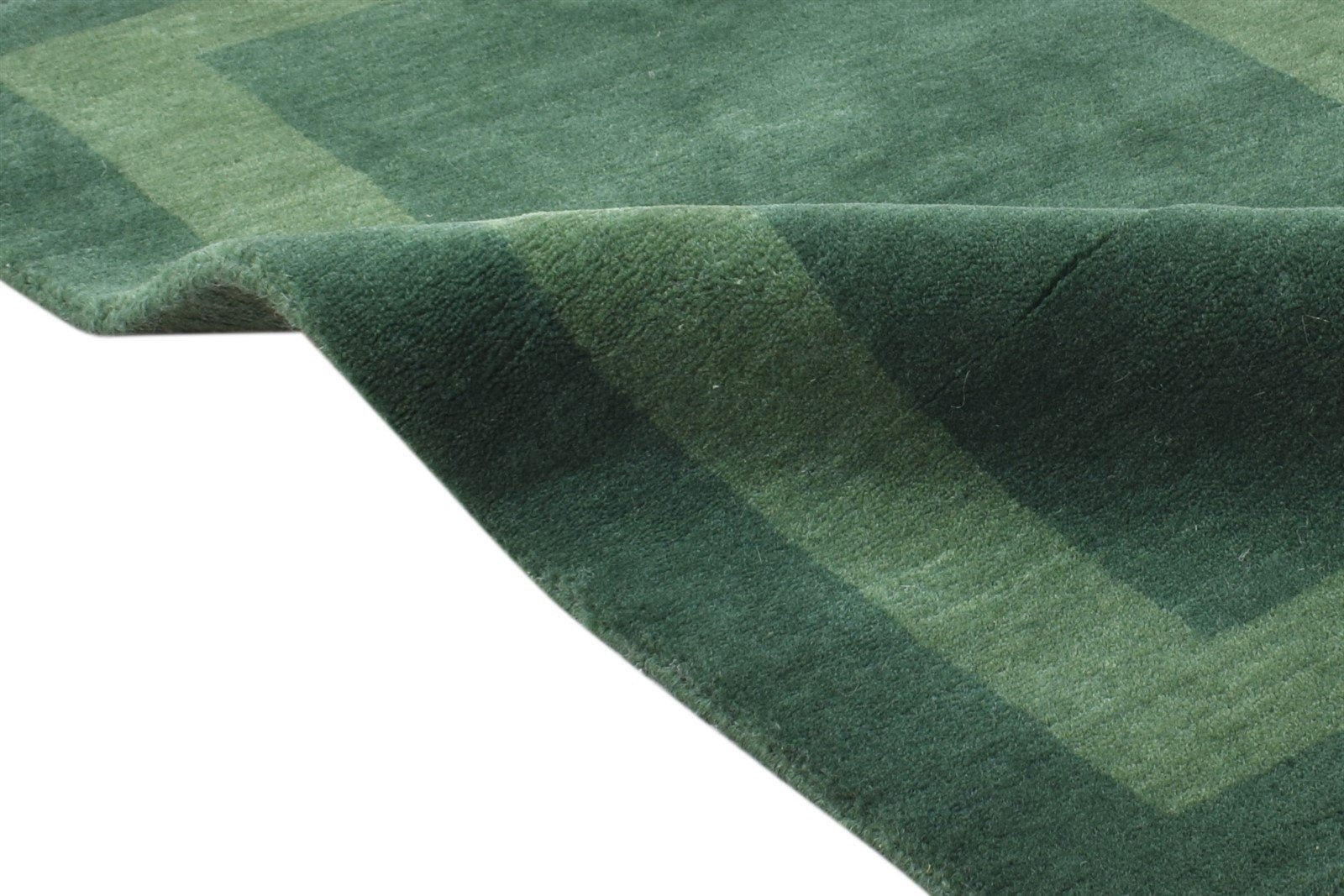 2' X 3' Rug Wool Green Tribal Hand Knotted Gabbeh Bordered Small Carpet 7865126256789