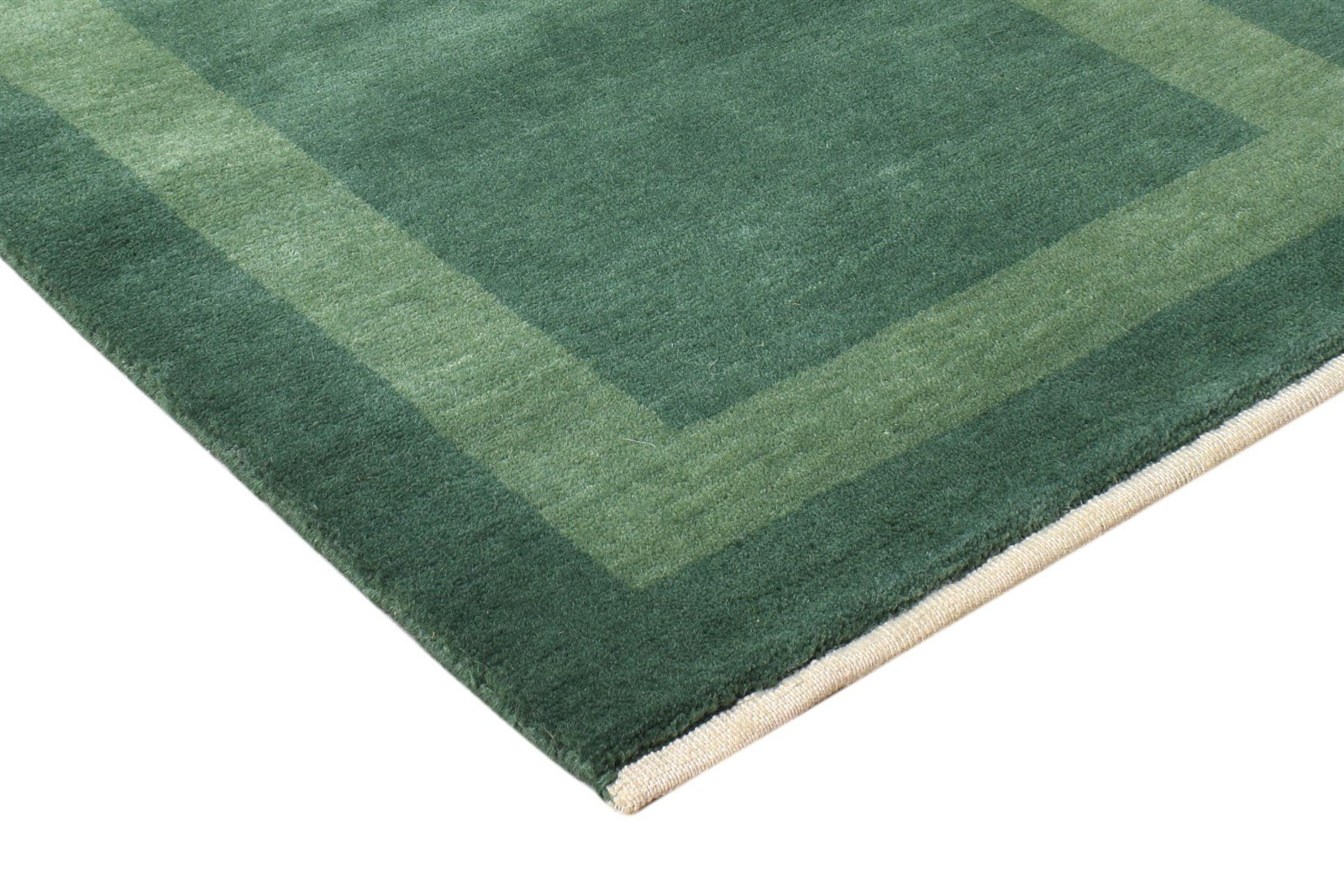2' X 3' Rug Wool Green Tribal Hand Knotted Gabbeh Bordered Small Carpet 7865126256789