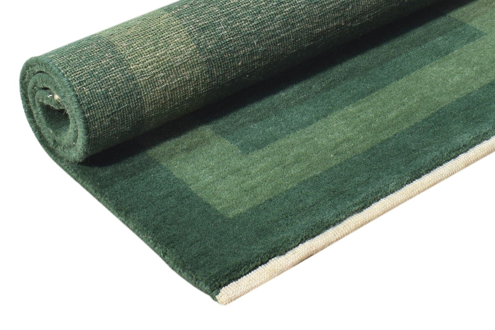 2' X 3' Rug Wool Green Tribal Hand Knotted Gabbeh Bordered Small Carpet 7865126256789