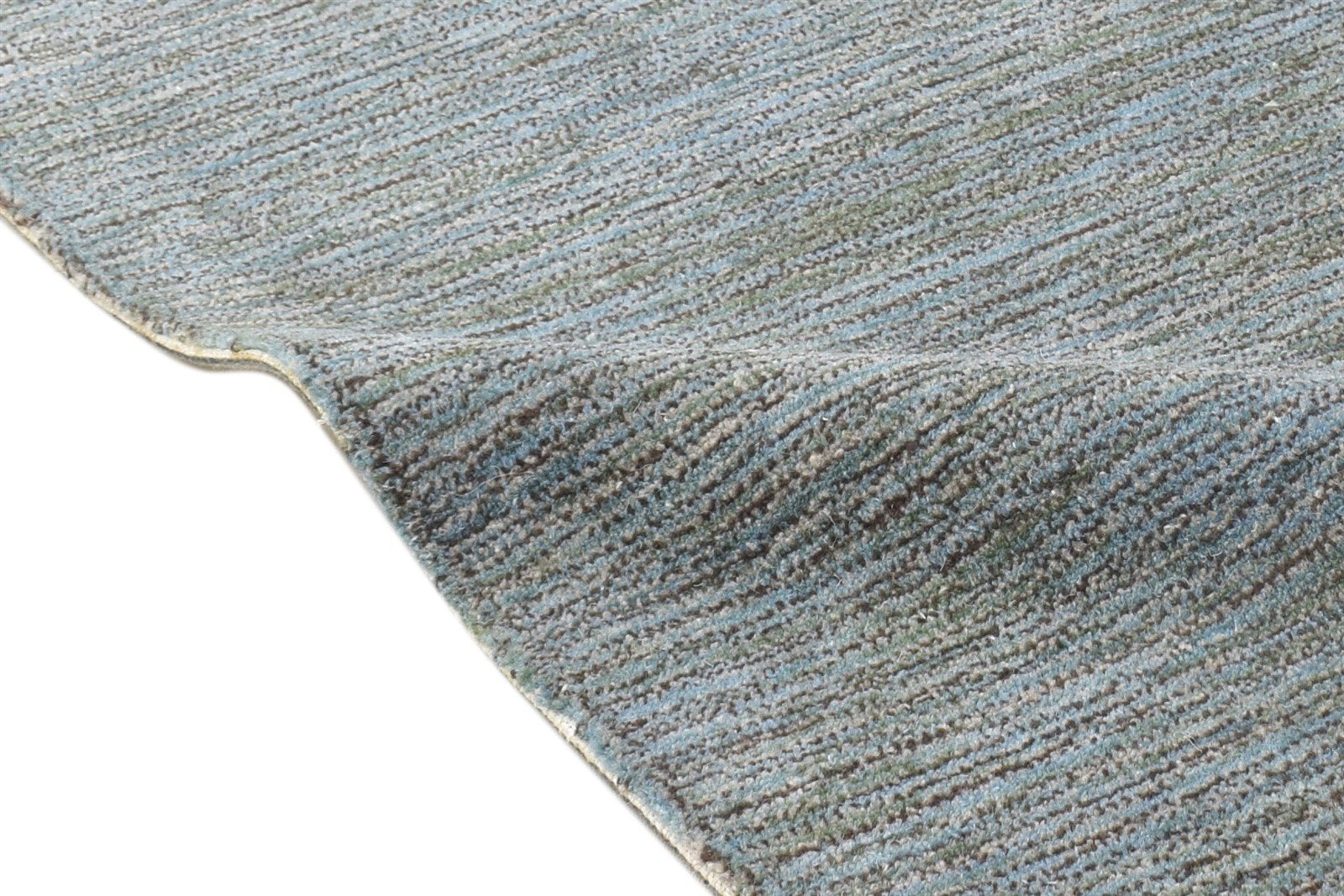 2' X 3' Rug Wool Grey Modern Hand Tufted Scandinavian Solid Small Carpet 7864135057557