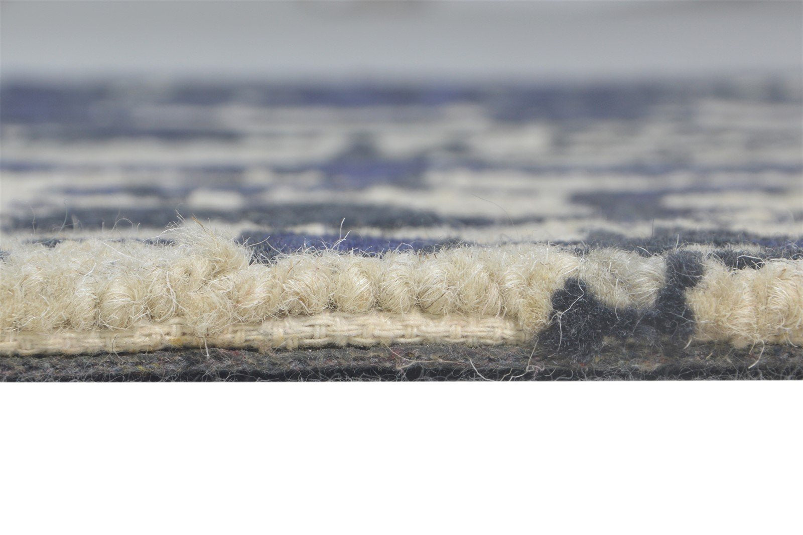 2' X 3' Rug Wool Grey Persian Hand Tufted Heriz-Indian Oriental Small Carpet 7865179832469