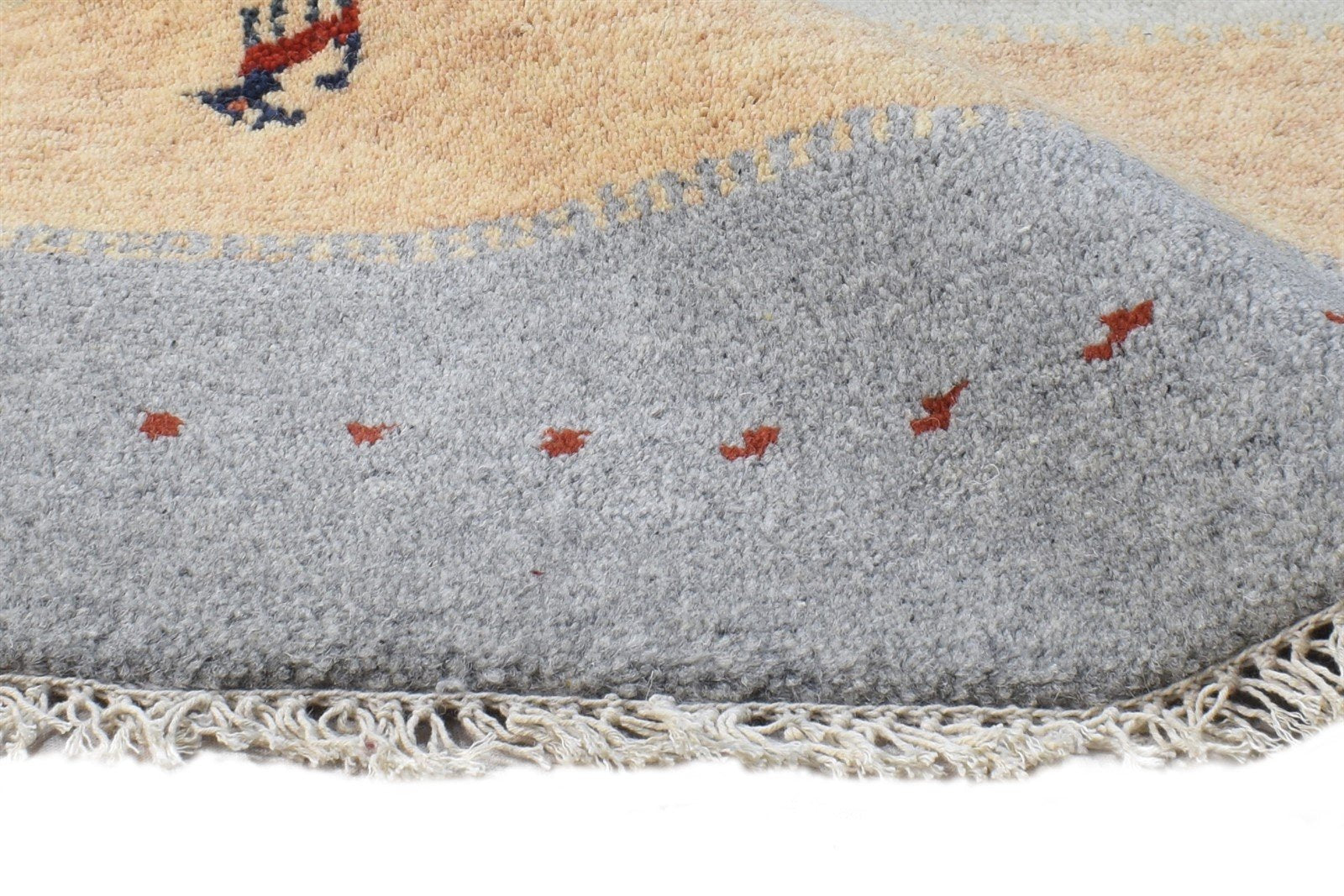 2' X 3' Rug Wool Grey Southwestern Hand Knotted American Tribal Small Carpet 7865062293653