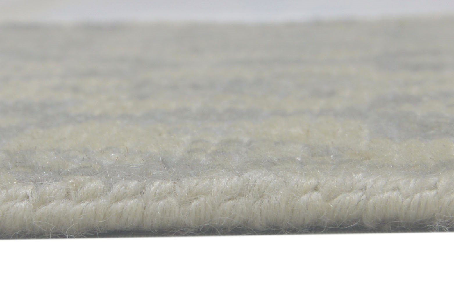 2' X 3' Rug Wool Ivory Modern Hand Knotted Moroccan Trellis Small Carpet 7864086298773
