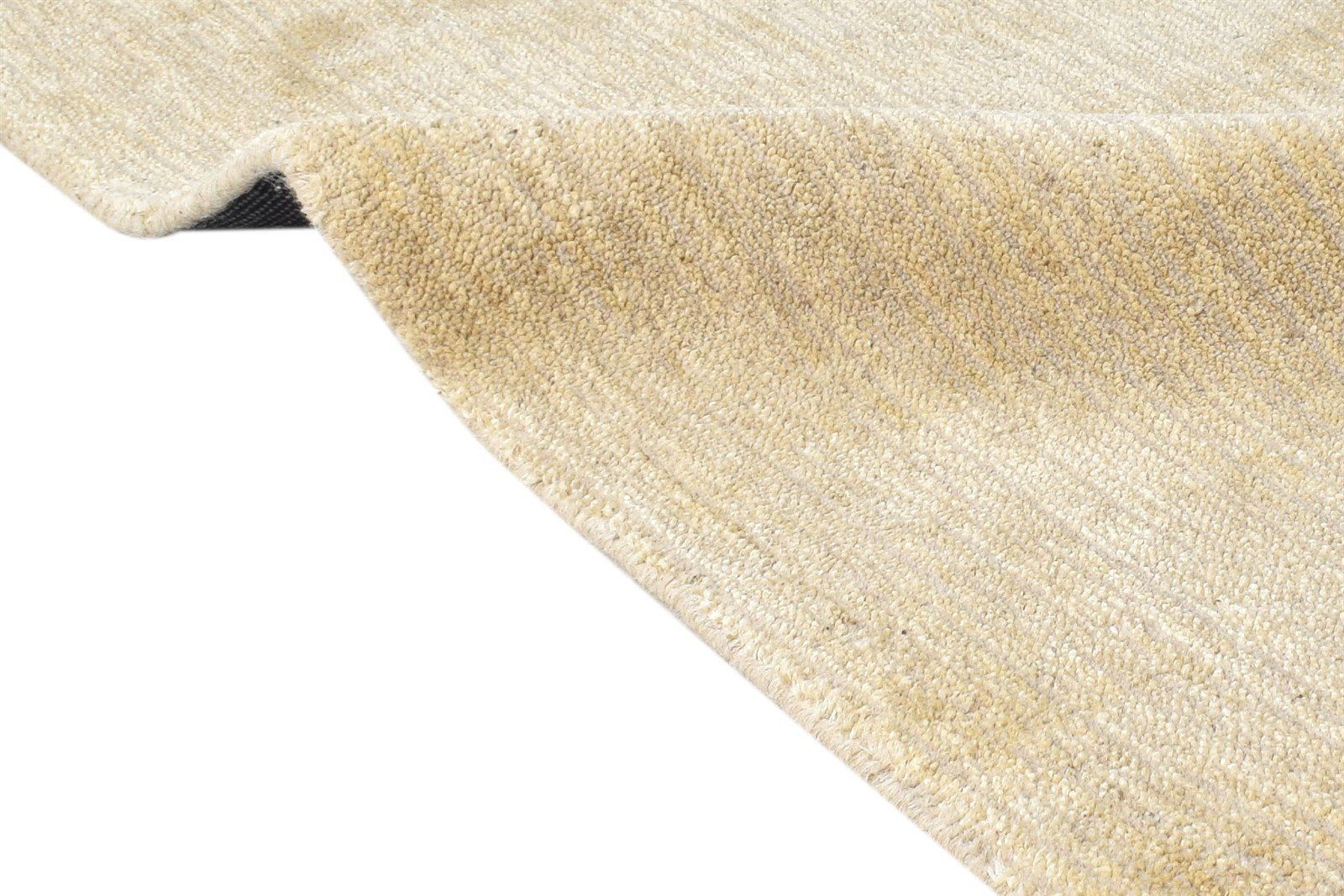 2' X 3' Rug Wool / Jute Beige Modern Handloom Scandinavian Solid Small Carpet 7865138217109