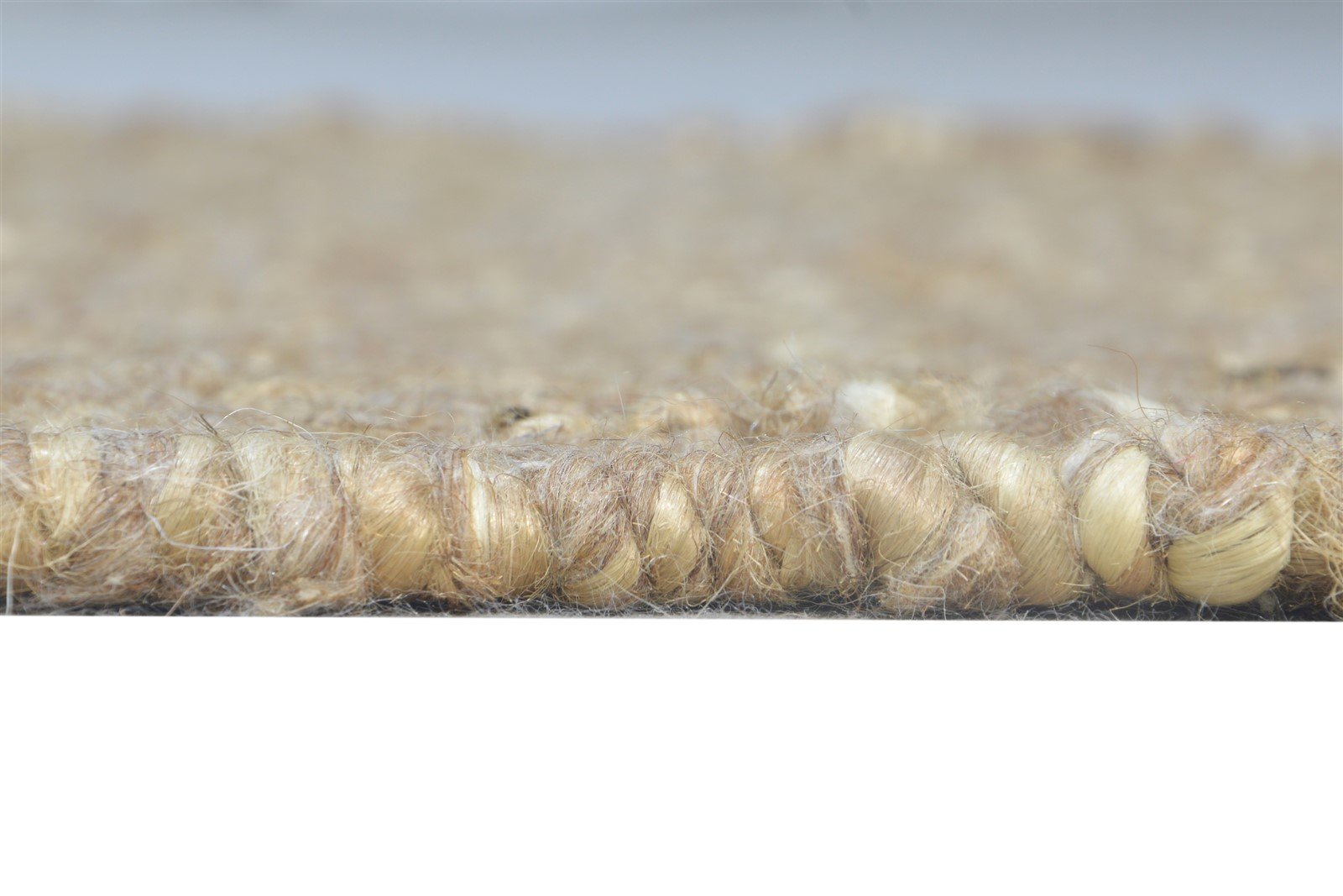 2' X 3' Rug Wool / Jute Brown Modern Flatweave Scandinavian Solid Small Carpet 7865138774165