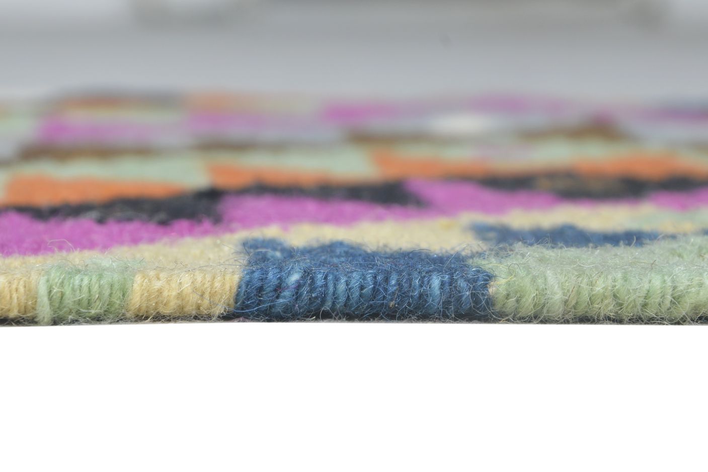 Katlin 2' X 3' Rug Wool Multi Color Modern Dhurrie Bohemian Abstract 7865081725077