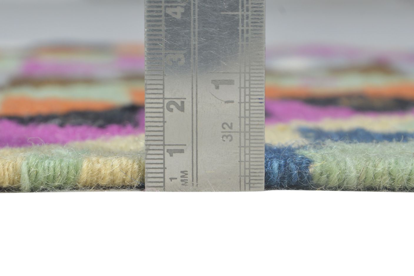 Katlin 2' X 3' Rug Wool Multi Color Modern Dhurrie Bohemian Abstract 7865081725077