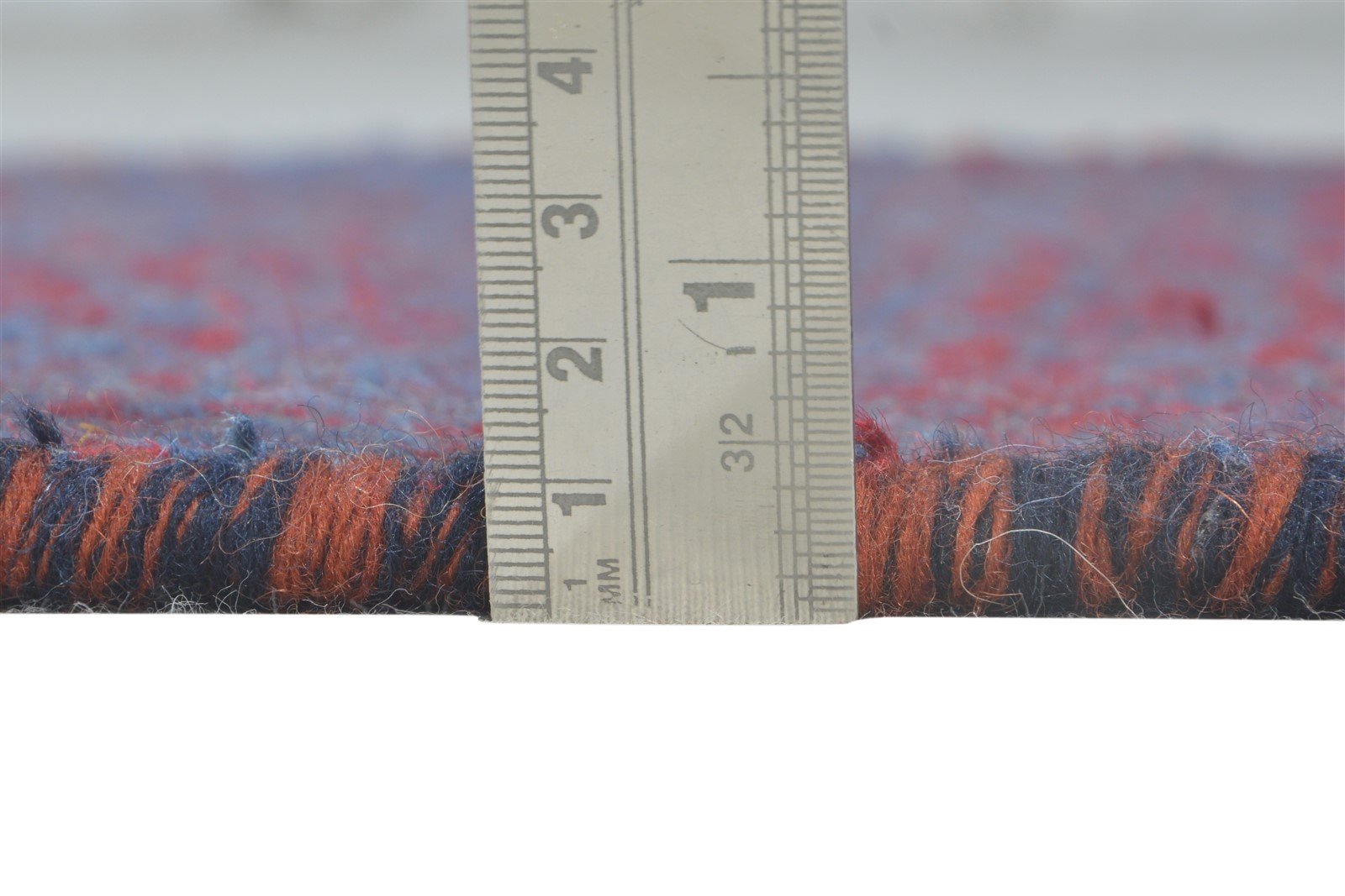 2' X 3' Rug Wool Red Modern Dhurrie Scandinavian Diamond Small Carpet 7865013829781