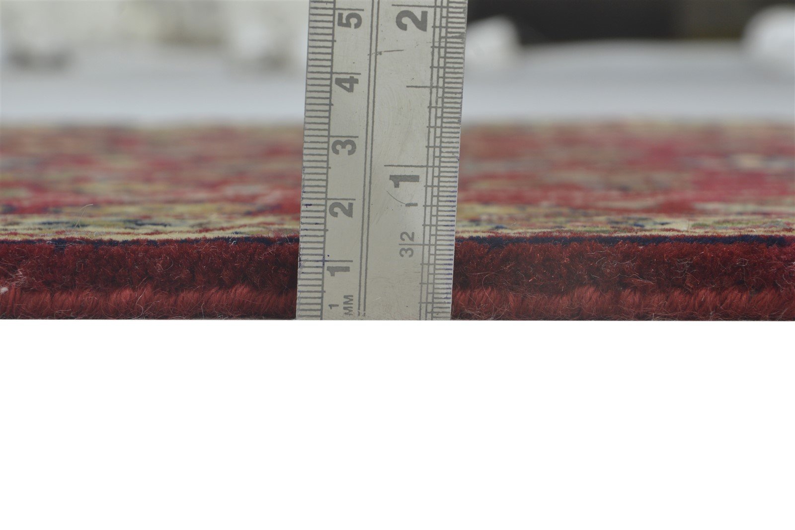 2' X 3' Rug Wool Red Persian Hand Knotted Agra Oriental Small Carpet 7864172707989
