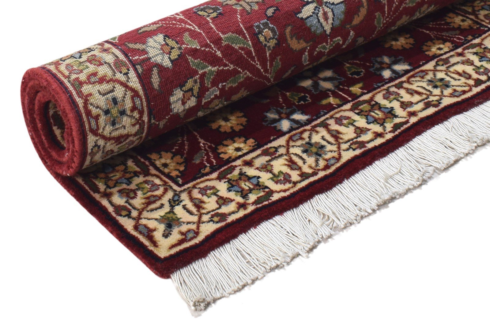 2' X 3' Rug Wool Red Persian Hand Knotted Agra Oriental Small Carpet 7864172707989