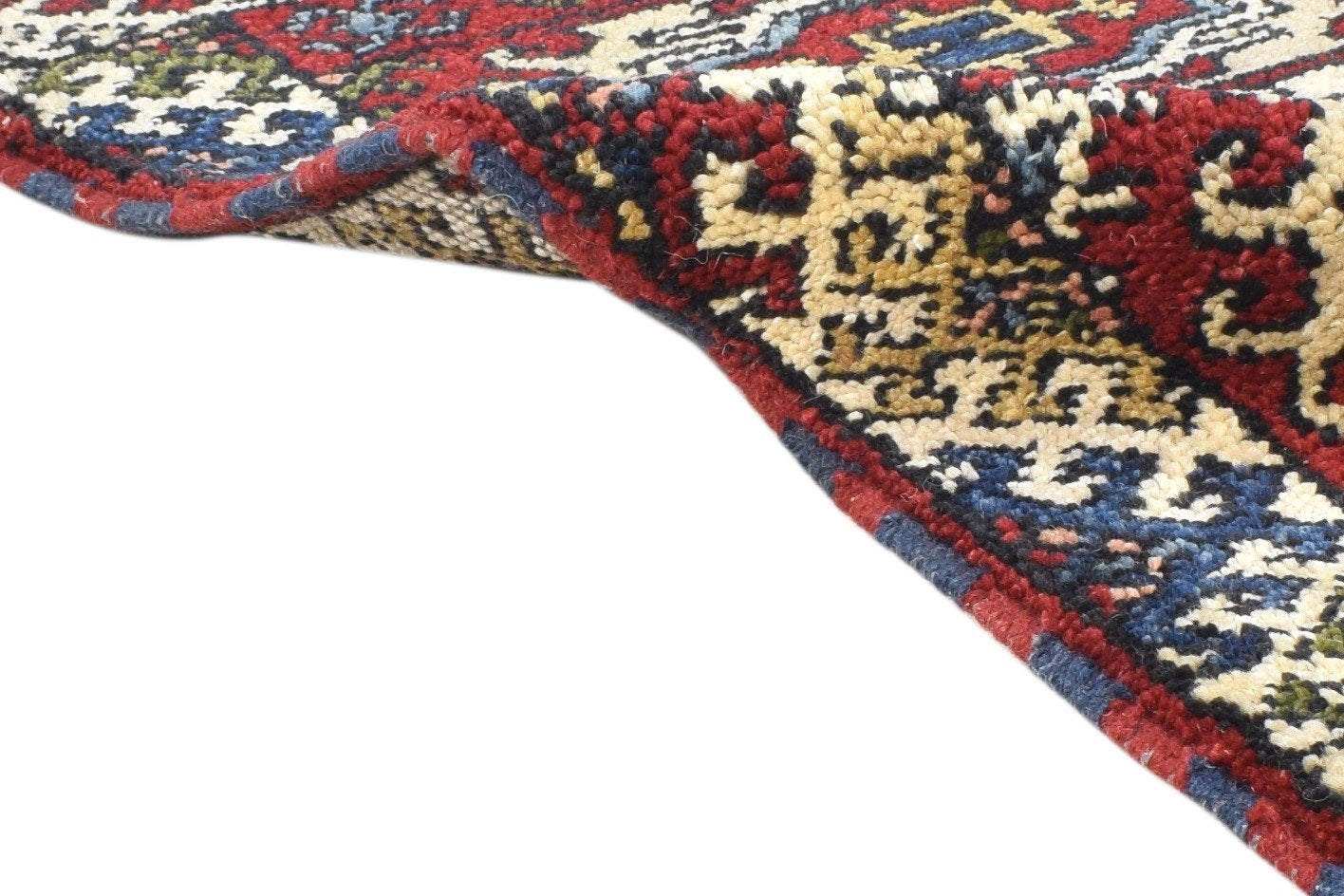 2' X 3' Rug Wool Red Persian Hand Knotted Kazak Oriental Small Carpet 7864817025173