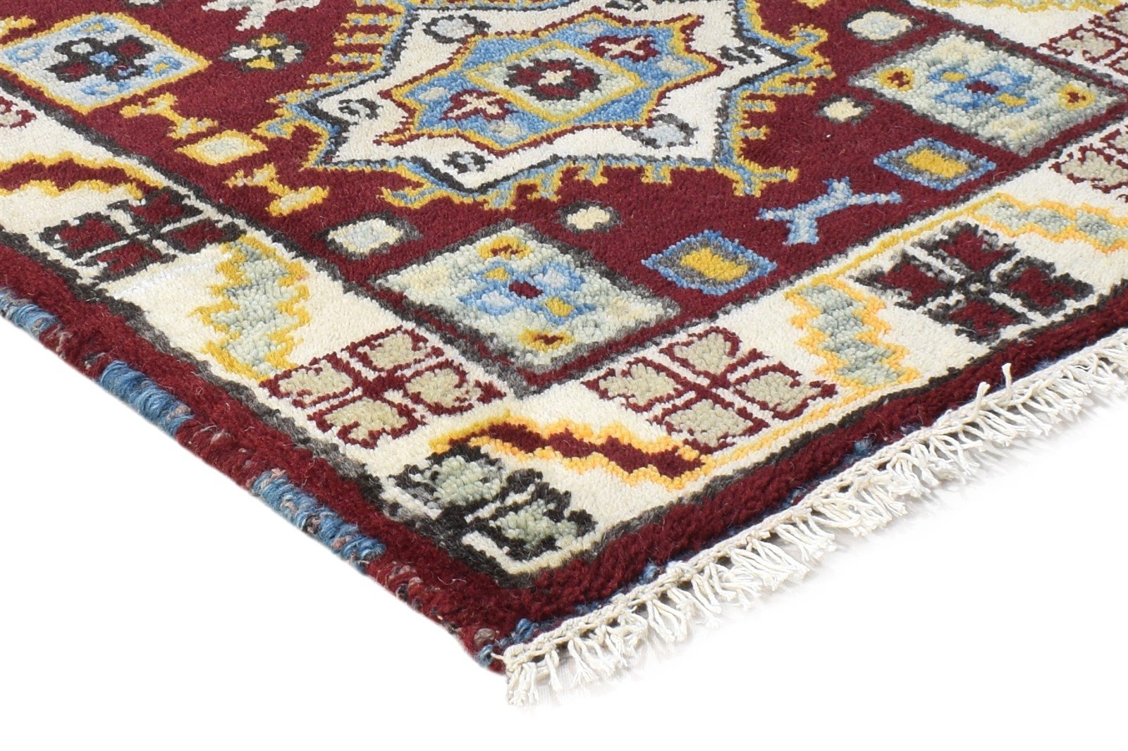 2' X 3' Rug Wool Red Persian Hand Knotted Kazak Oriental Small Carpet 7864503107733