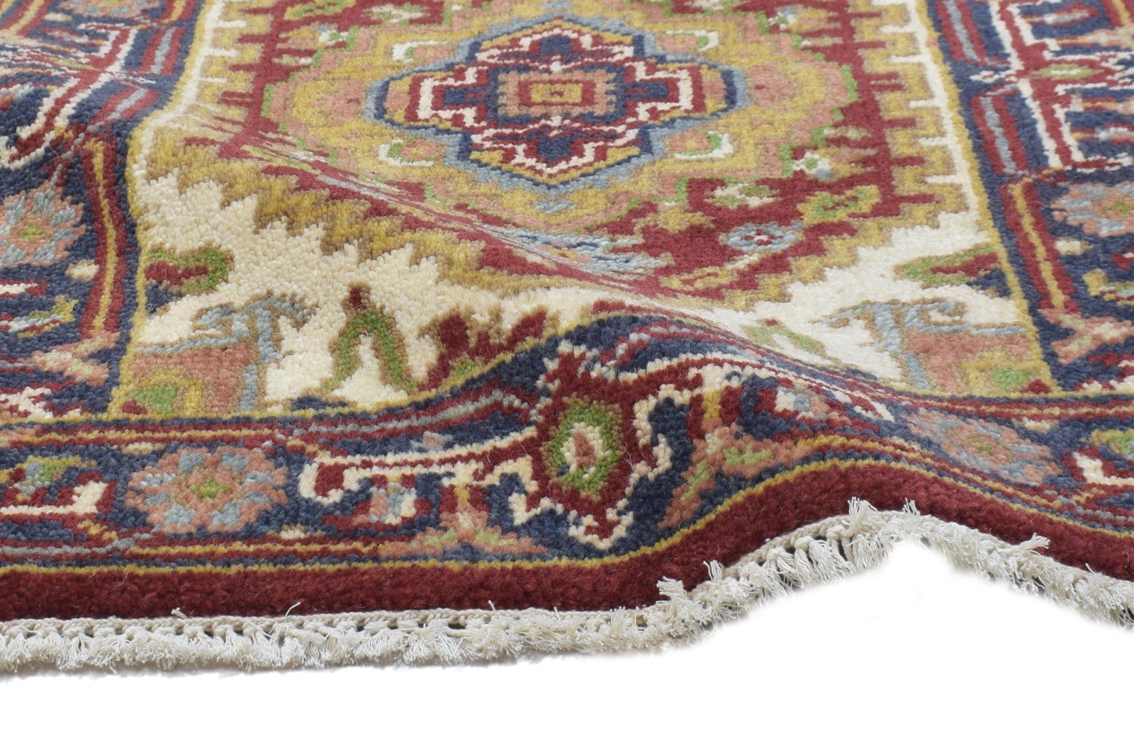 2' X 3' Rug Wool Red Persian Hand Knotted Serapi Oriental Small Carpet 7864191942805