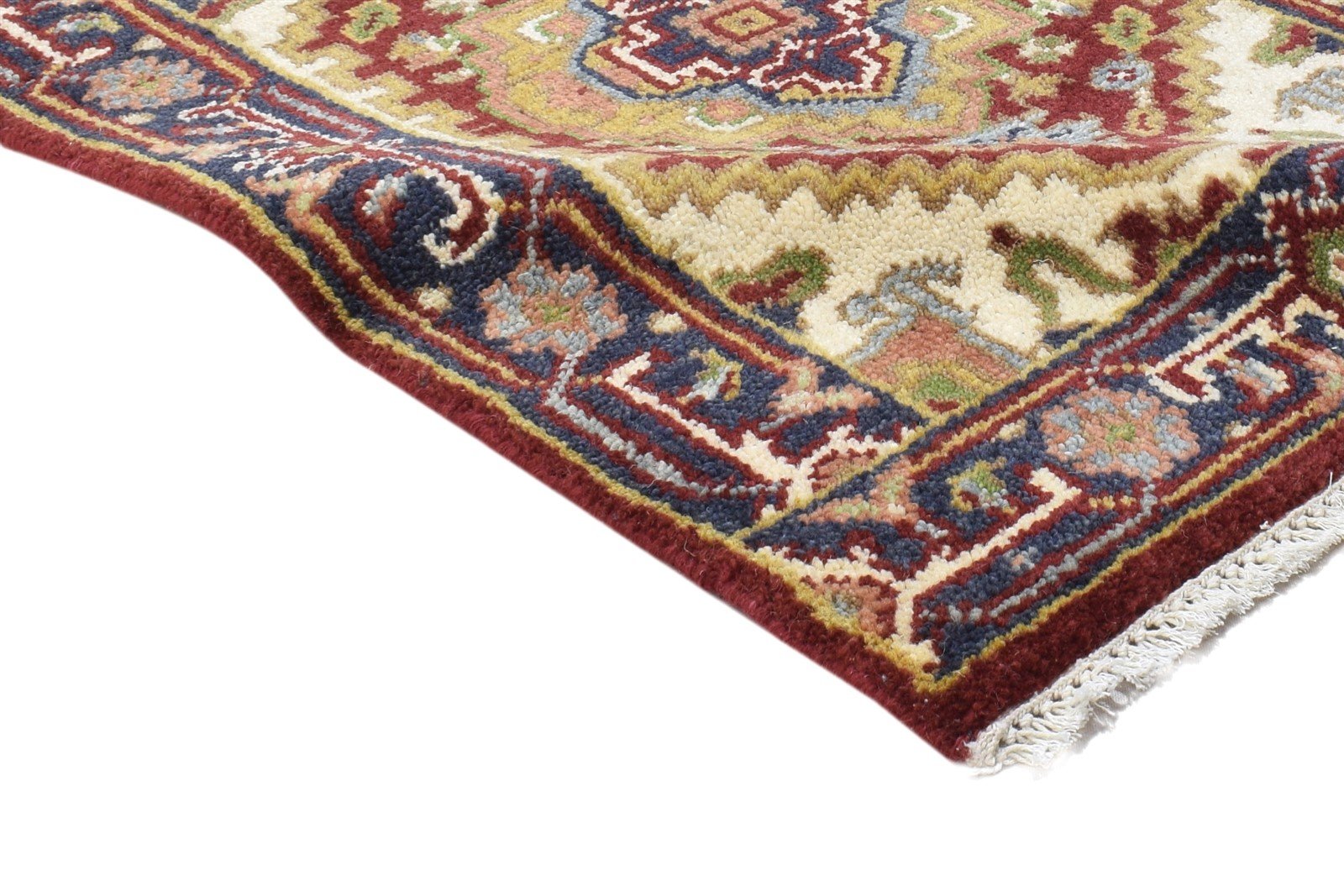 2' X 3' Rug Wool Red Persian Hand Knotted Serapi Oriental Small Carpet 7864191942805