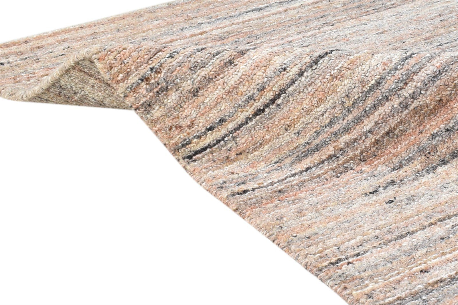 2' X 3' Rug Wool Rust Modern Handloom Scandinavian Solid Small Carpet 7865133924501