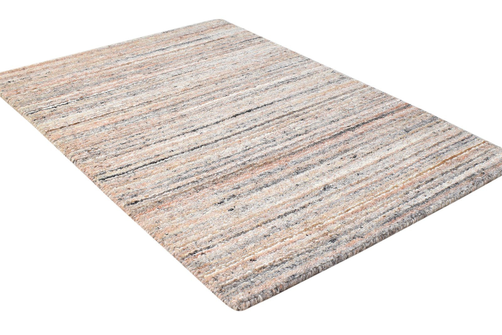 2' X 3' Rug Wool Rust Modern Handloom Scandinavian Solid Small Carpet 7865133924501