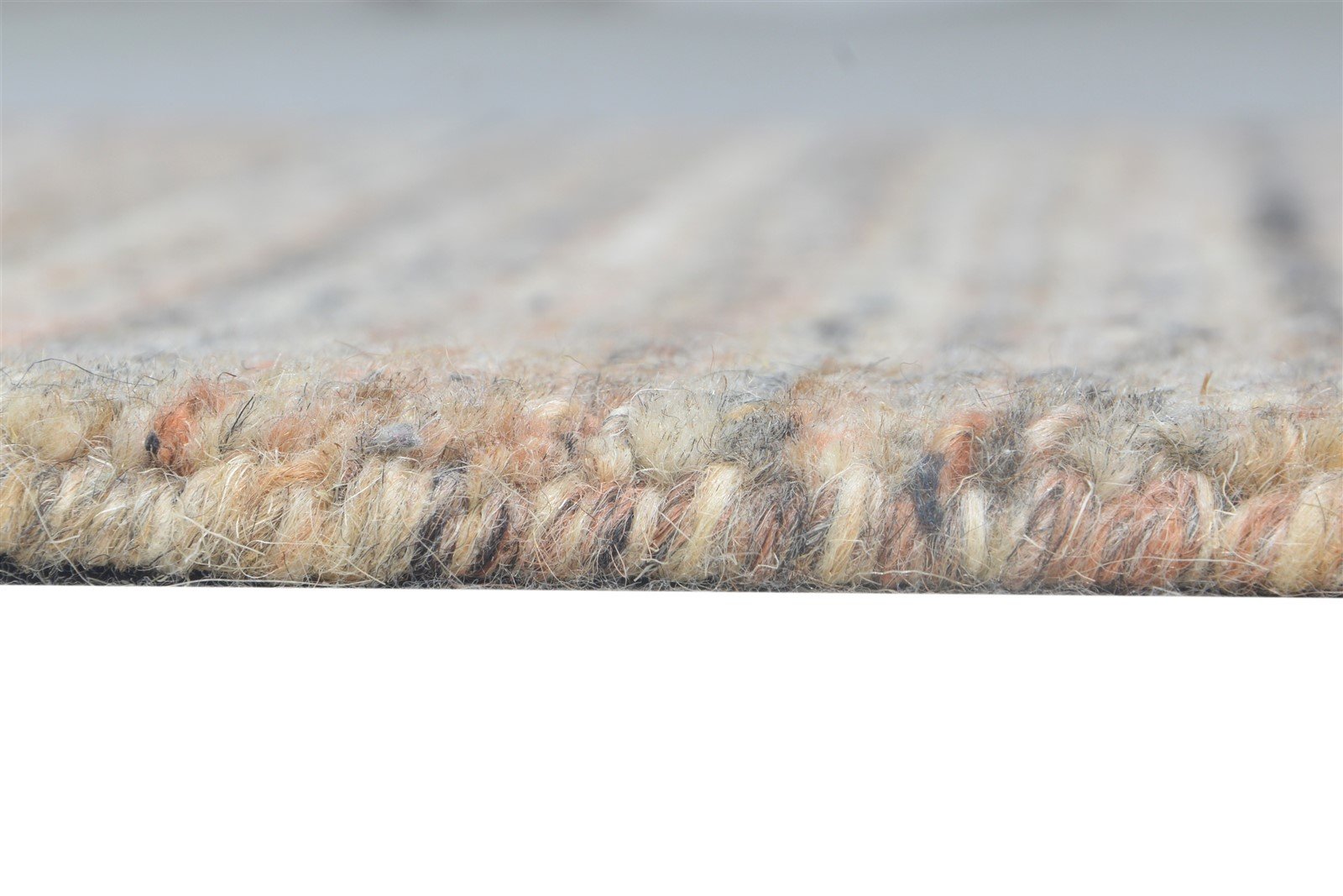 2' X 3' Rug Wool Rust Modern Handloom Scandinavian Solid Small Carpet 7865133924501