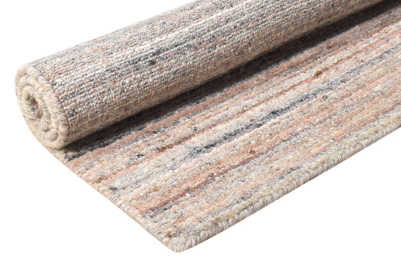 2' X 3' Rug Wool Rust Modern Handloom Scandinavian Solid Small Carpet 7865133924501