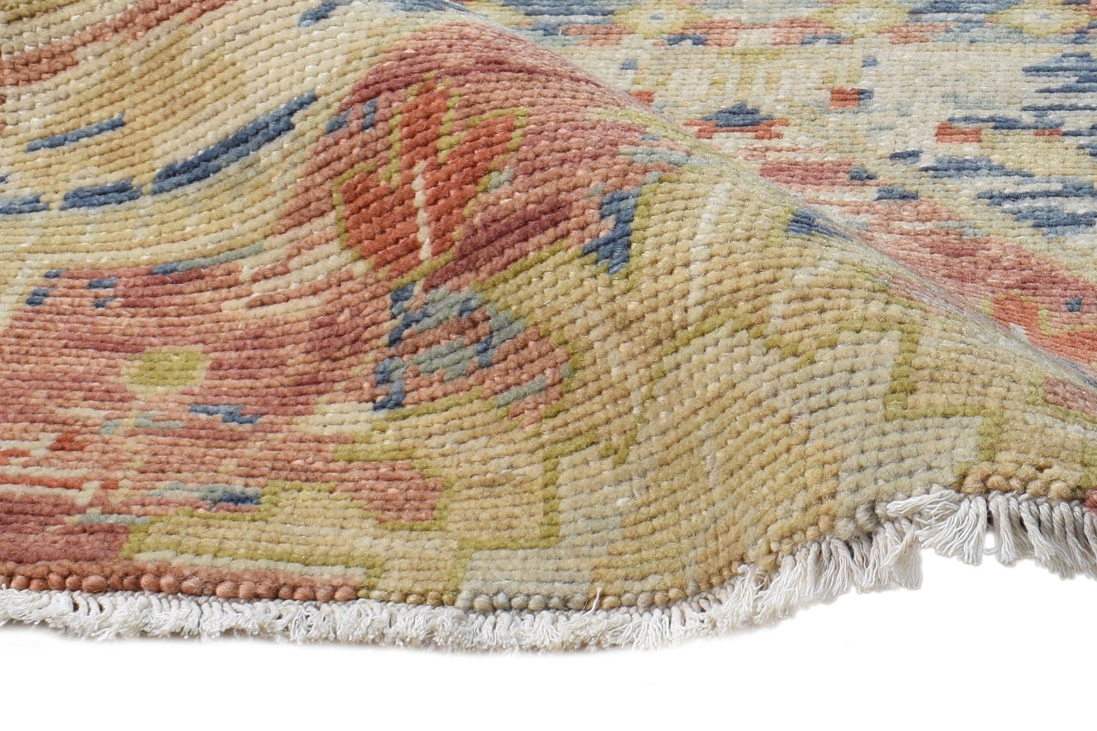 2' X 3' Rug Wool Rust Persian Hand Knotted Heriz-Indian Oriental Small Carpet 7865160269973
