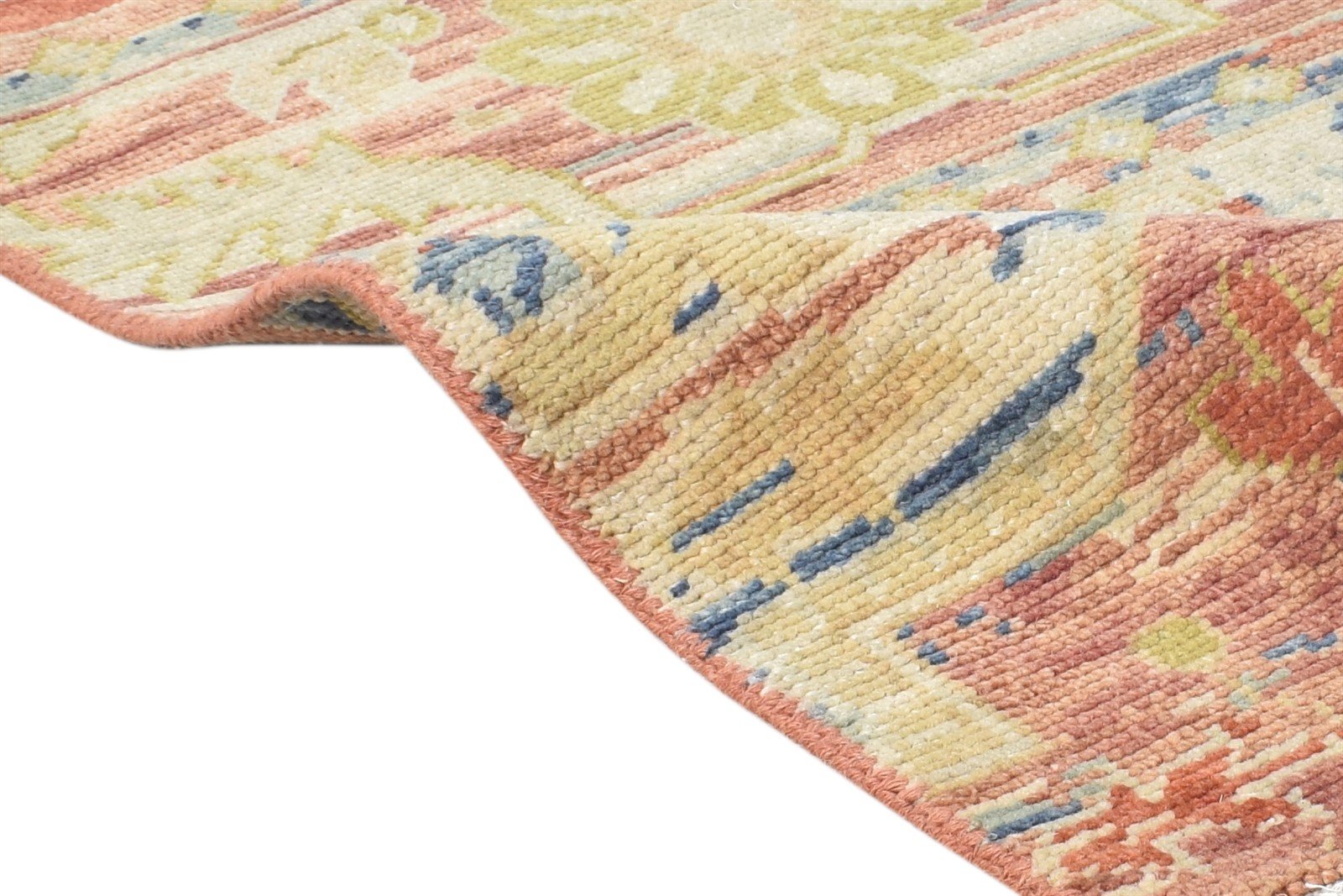 2' X 3' Rug Wool Rust Persian Hand Knotted Heriz-Indian Oriental Small Carpet 7865160269973