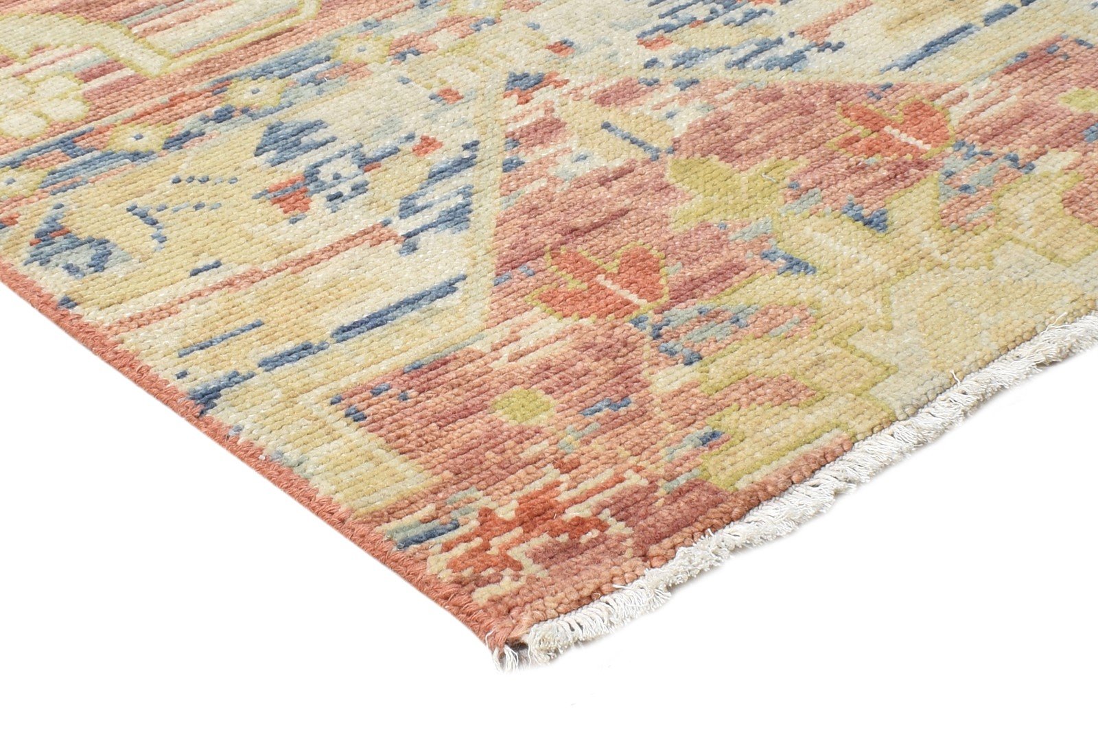2' X 3' Rug Wool Rust Persian Hand Knotted Heriz-Indian Oriental Small Carpet 7865160269973