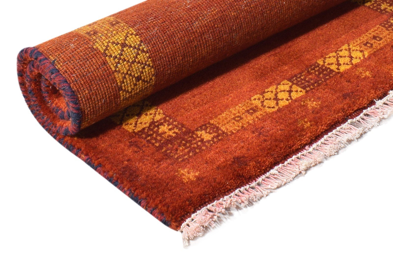 2' X 3' Rug Wool Rust Southwestern Hand Knotted American Tribal Small Carpet 7865056919701