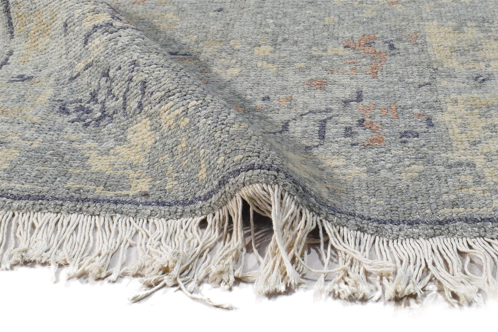 2' X 3' Rug Wool Silk Grey Modern Hand Knotted American Abstract Small Carpet 7865050890389