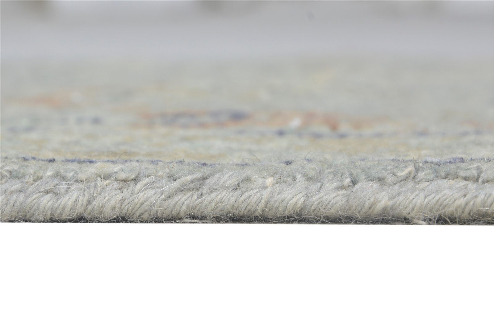 2' X 3' Rug Wool Silk Grey Modern Hand Knotted American Abstract Small Carpet 7865050890389