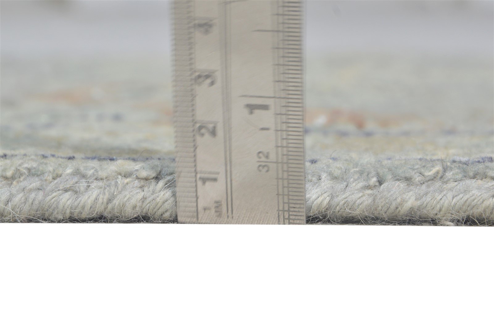 2' X 3' Rug Wool Silk Grey Modern Hand Knotted American Abstract Small Carpet 7865050890389