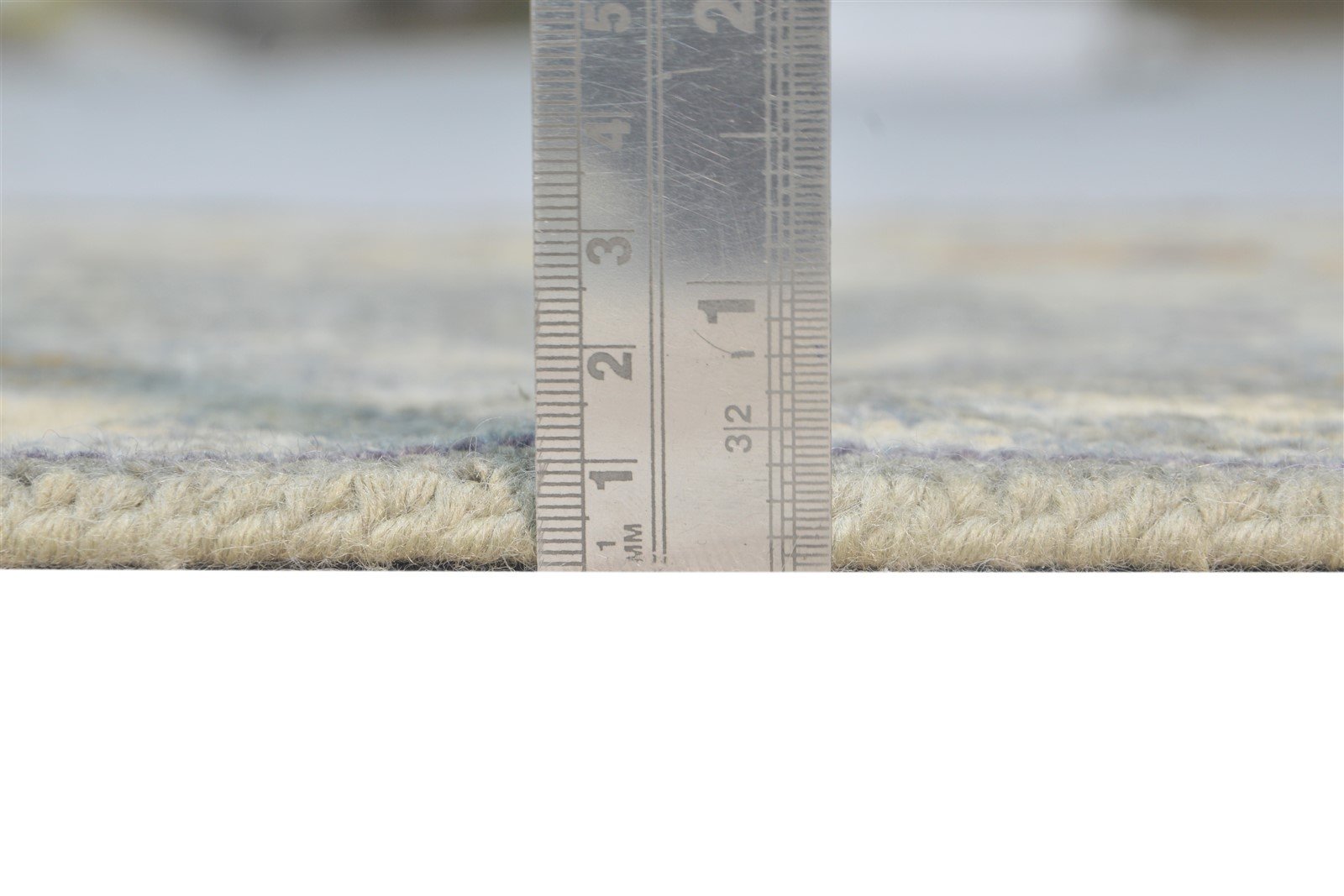 2' X 3' Rug Wool Silk Grey Modern Hand Knotted American Abstract Small Carpet 7865120981141